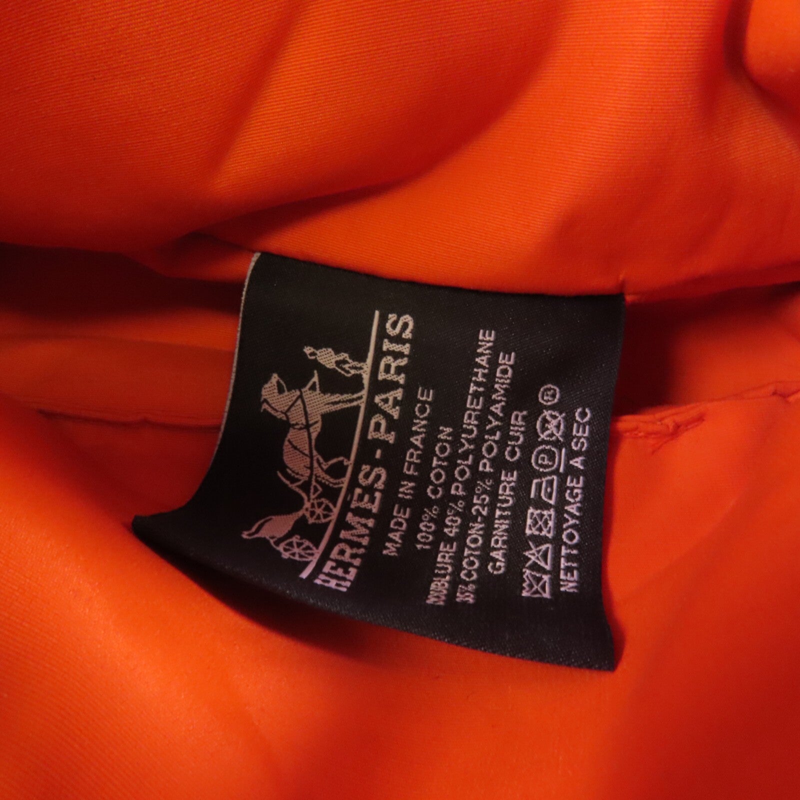 HERMES 帆布Bolide Mini Pouch銀扣手拿包