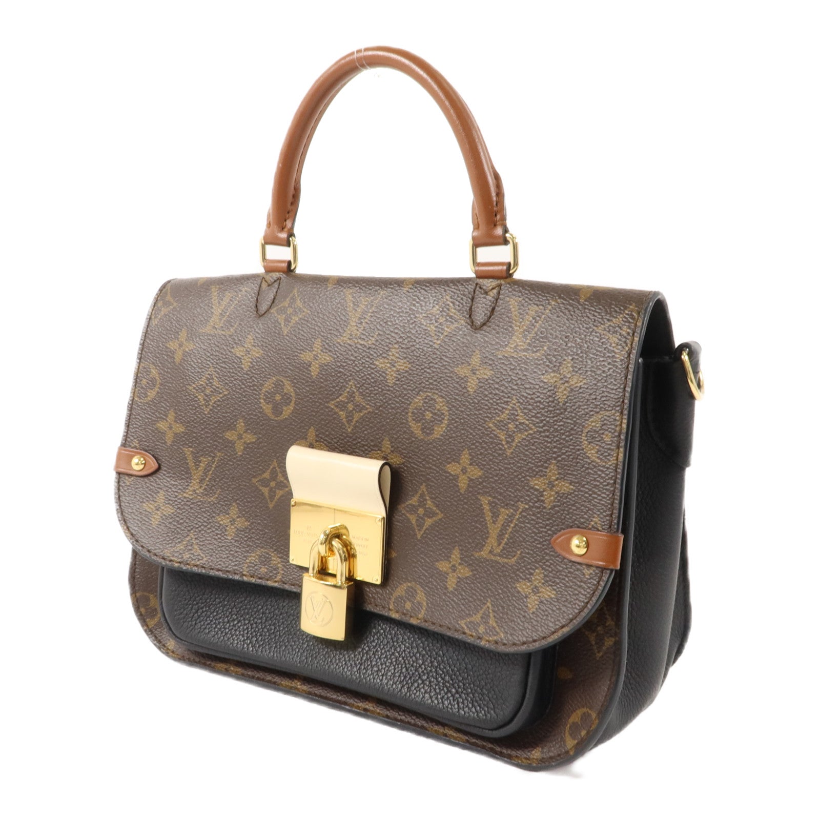 LOUIS VUITTON Monogram Vanguard金扣手挽肩背兩用袋