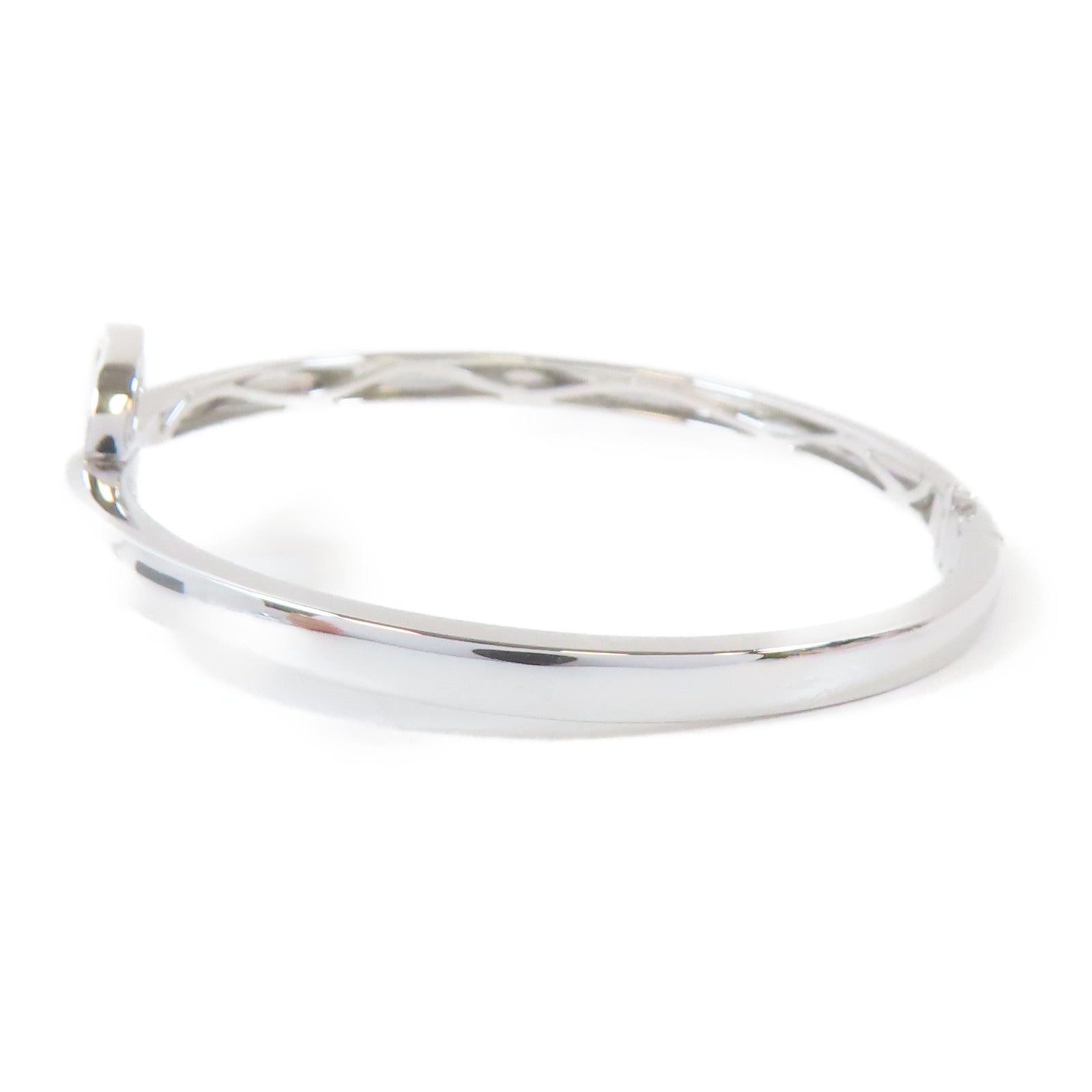 JEWELRY 18K白金Diamond Bangle 0.873ct鑽石手鐲#16.25cm