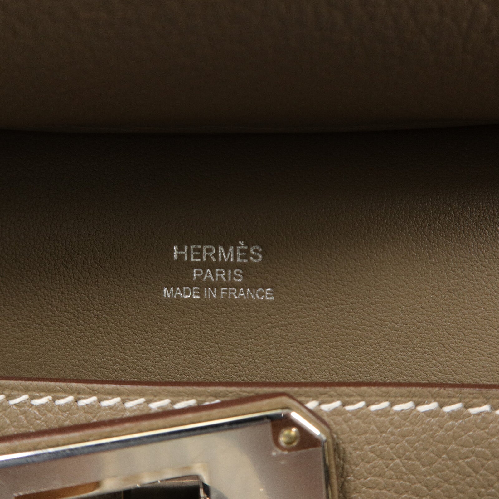 HERMES Evercolor皮革Jypsiere Mini肩背袋Etoupe