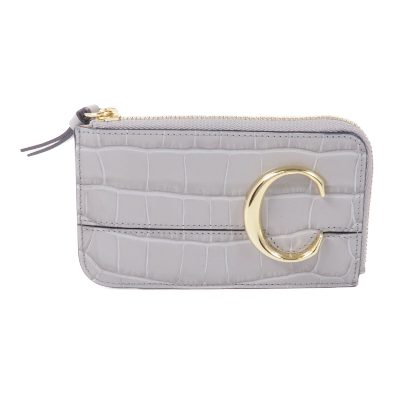 Chloe 牛皮皮革Card Case金扣卡片套