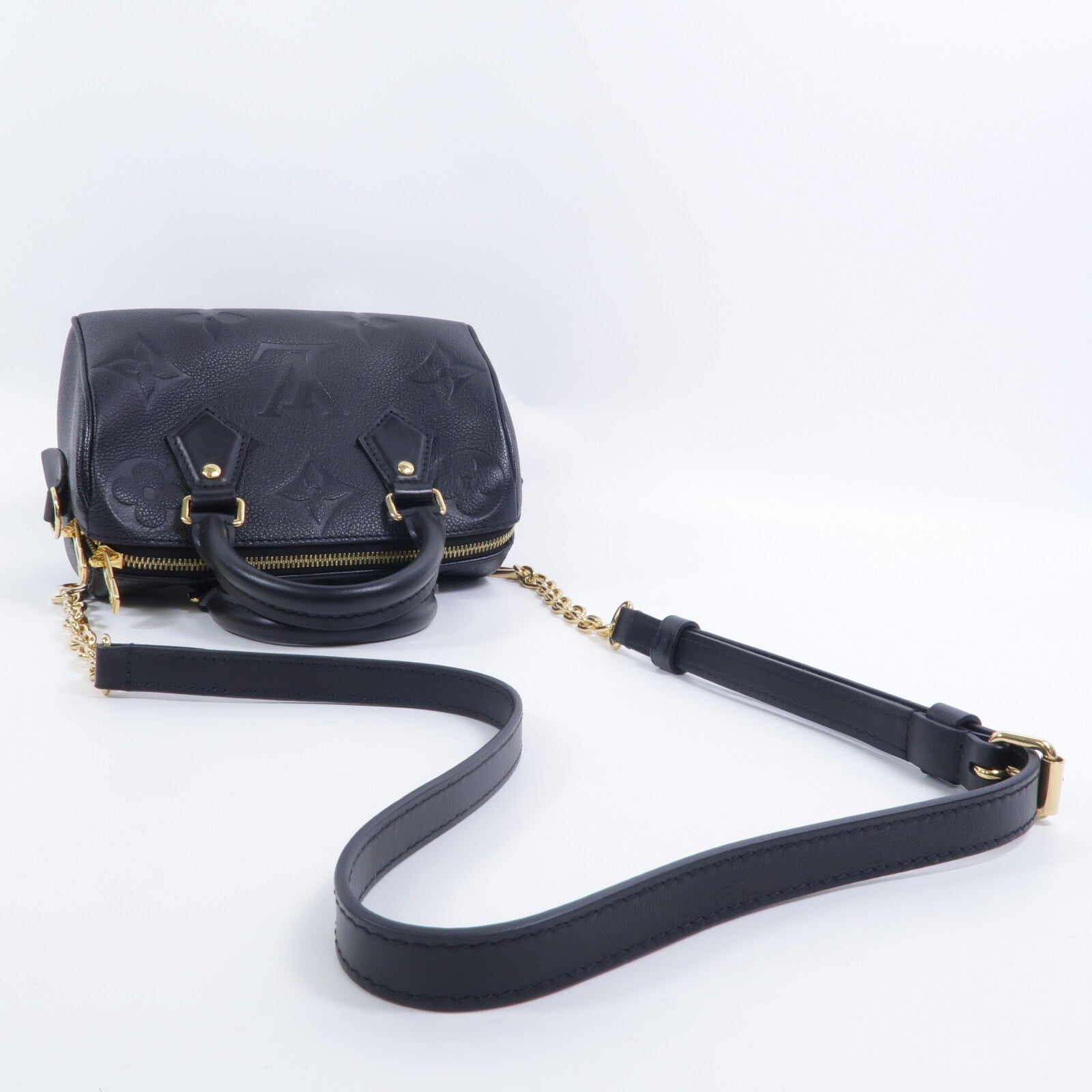 LOUIS VUITTON Mono-Empreinte Speedy Bandouliere 20手挽肩背兩用袋