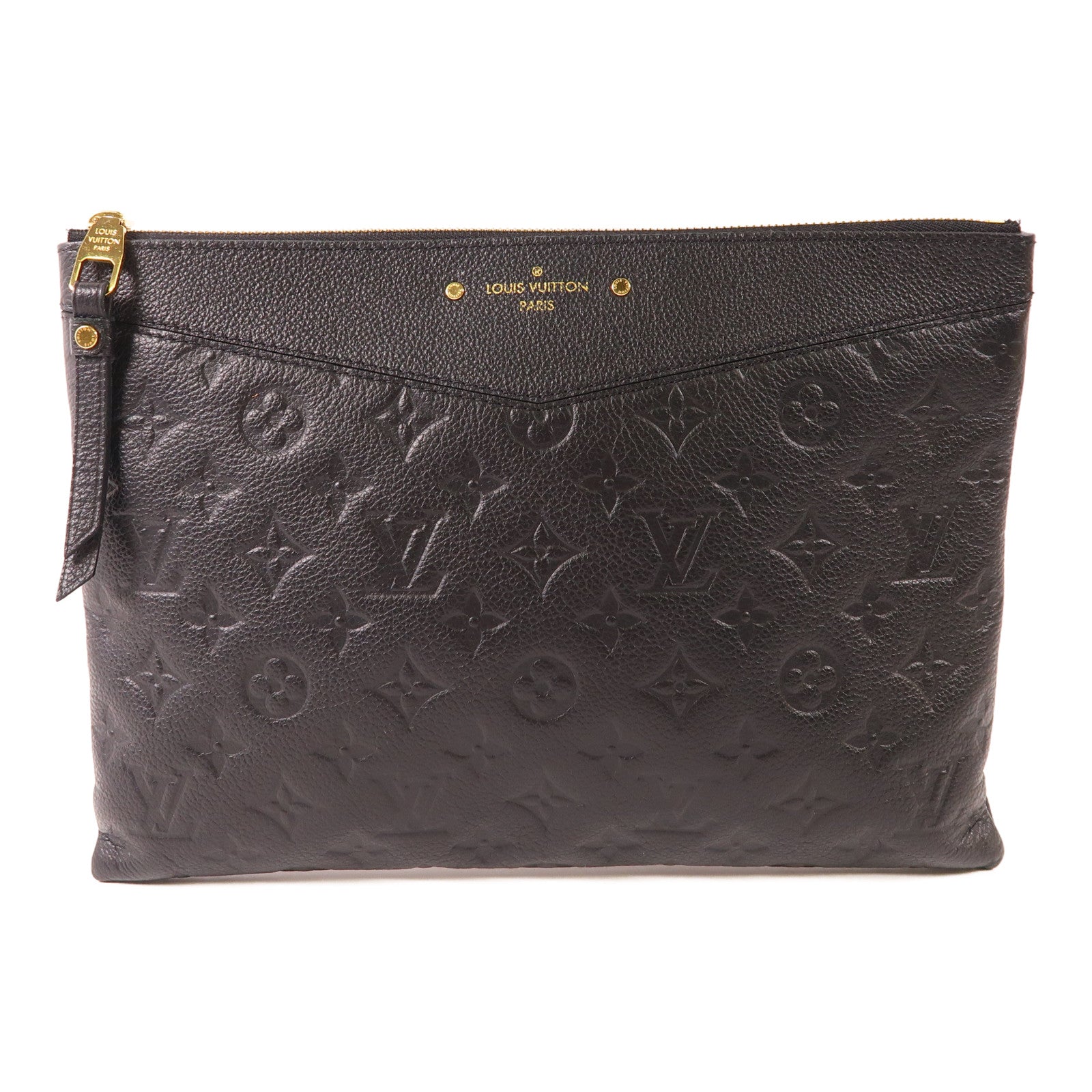 LOUIS VUITTON Monogram Empreinte Daily金扣手拿包