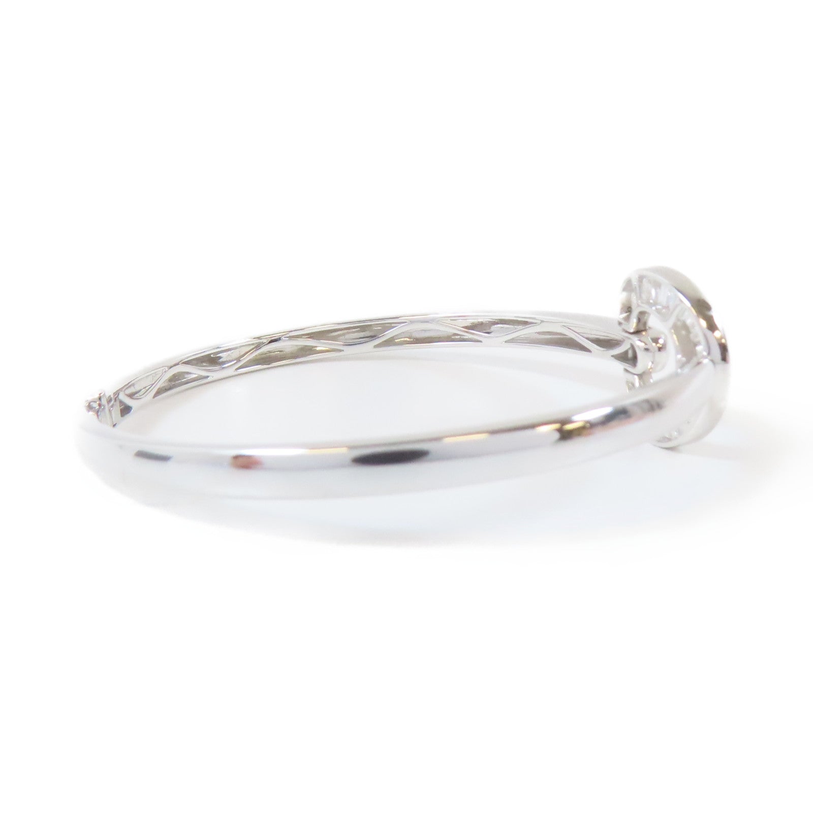 JEWELRY 18K白金Diamond Bangle 0.873ct鑽石手鐲#16.25cm