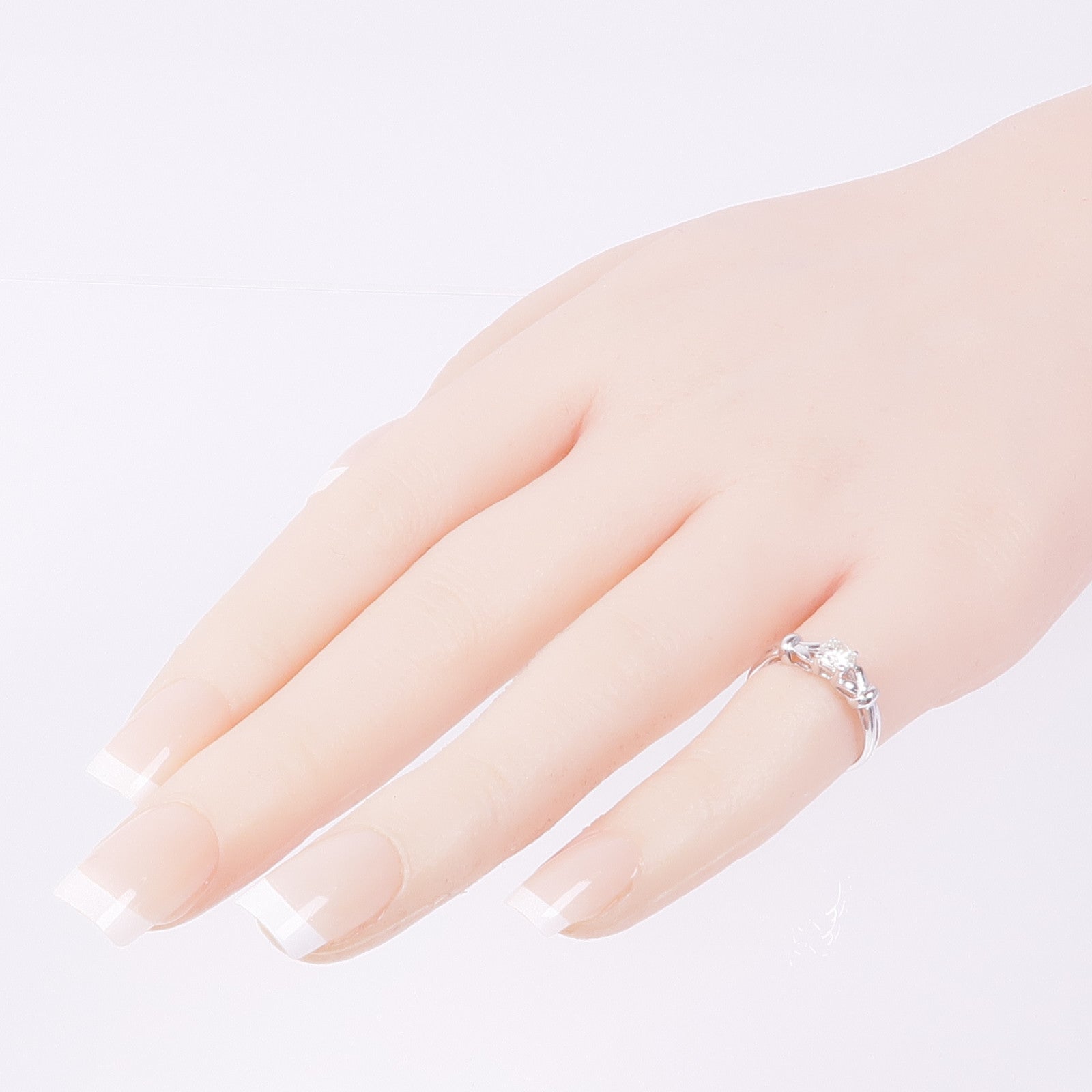 JEWELRY 18K白金Diamond Ring鑽石戒指US#3.75