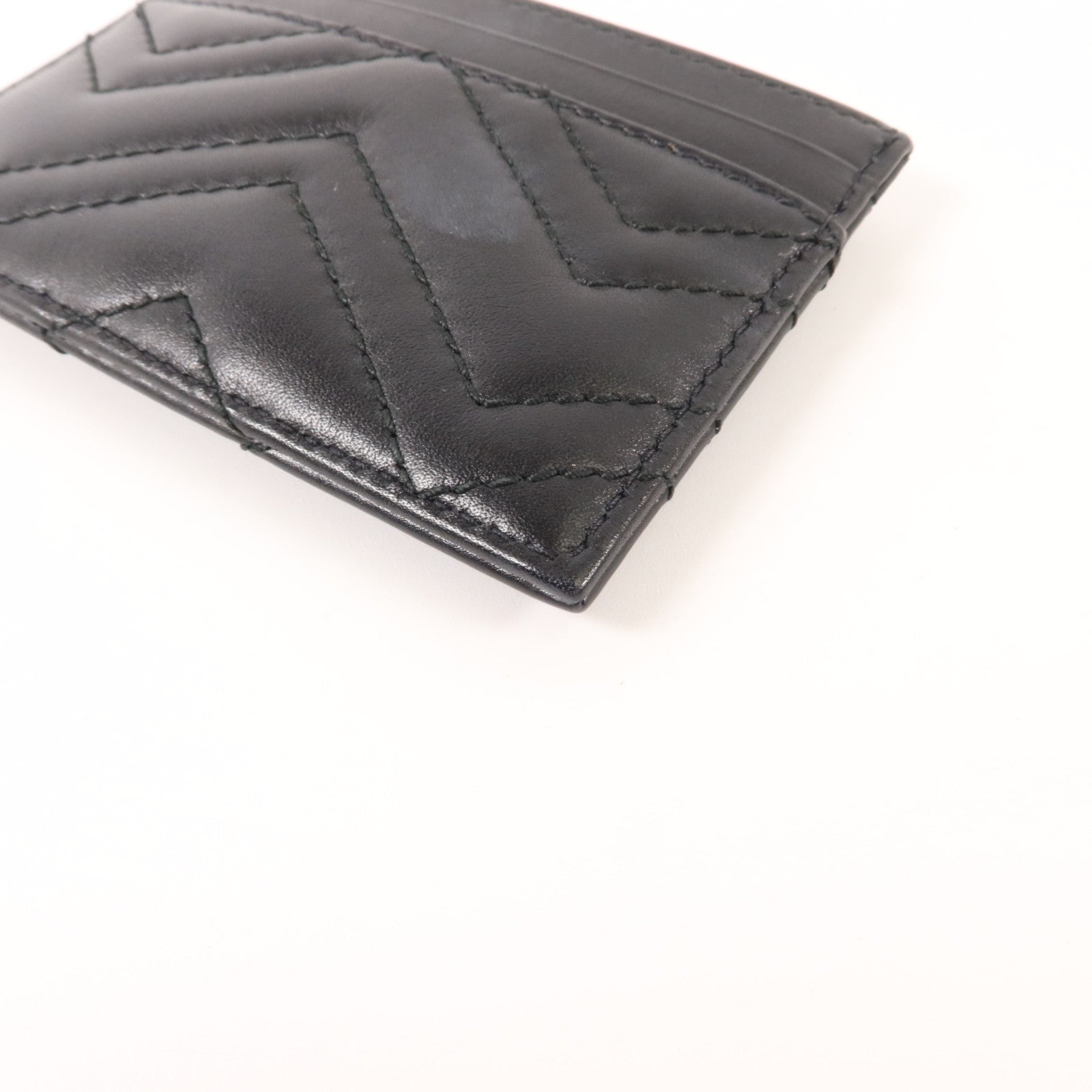 GUCCI 牛皮皮革GG Marmont Card Holder卡片套