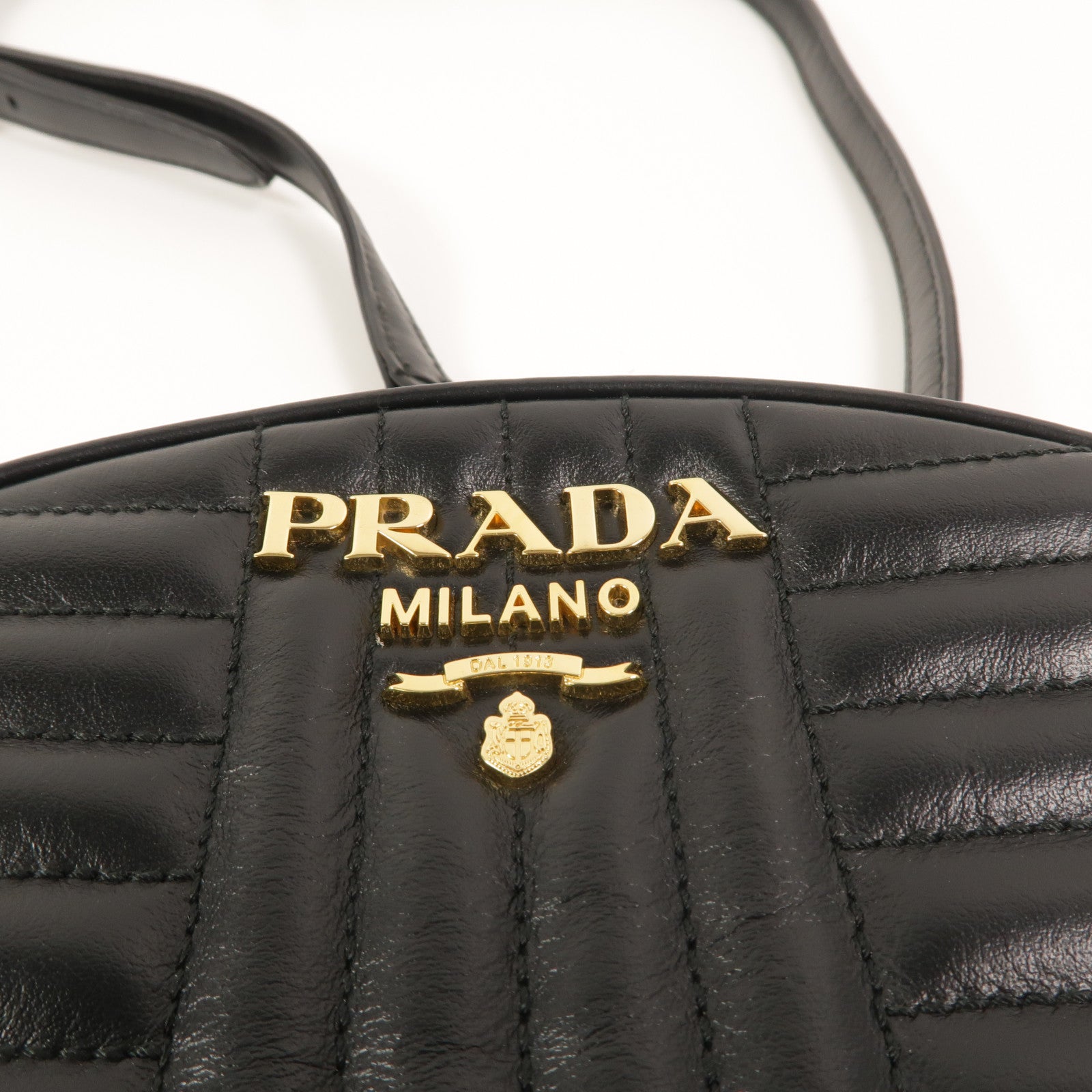 PRADA 牛皮皮革Diagramme鏈帶肩背袋