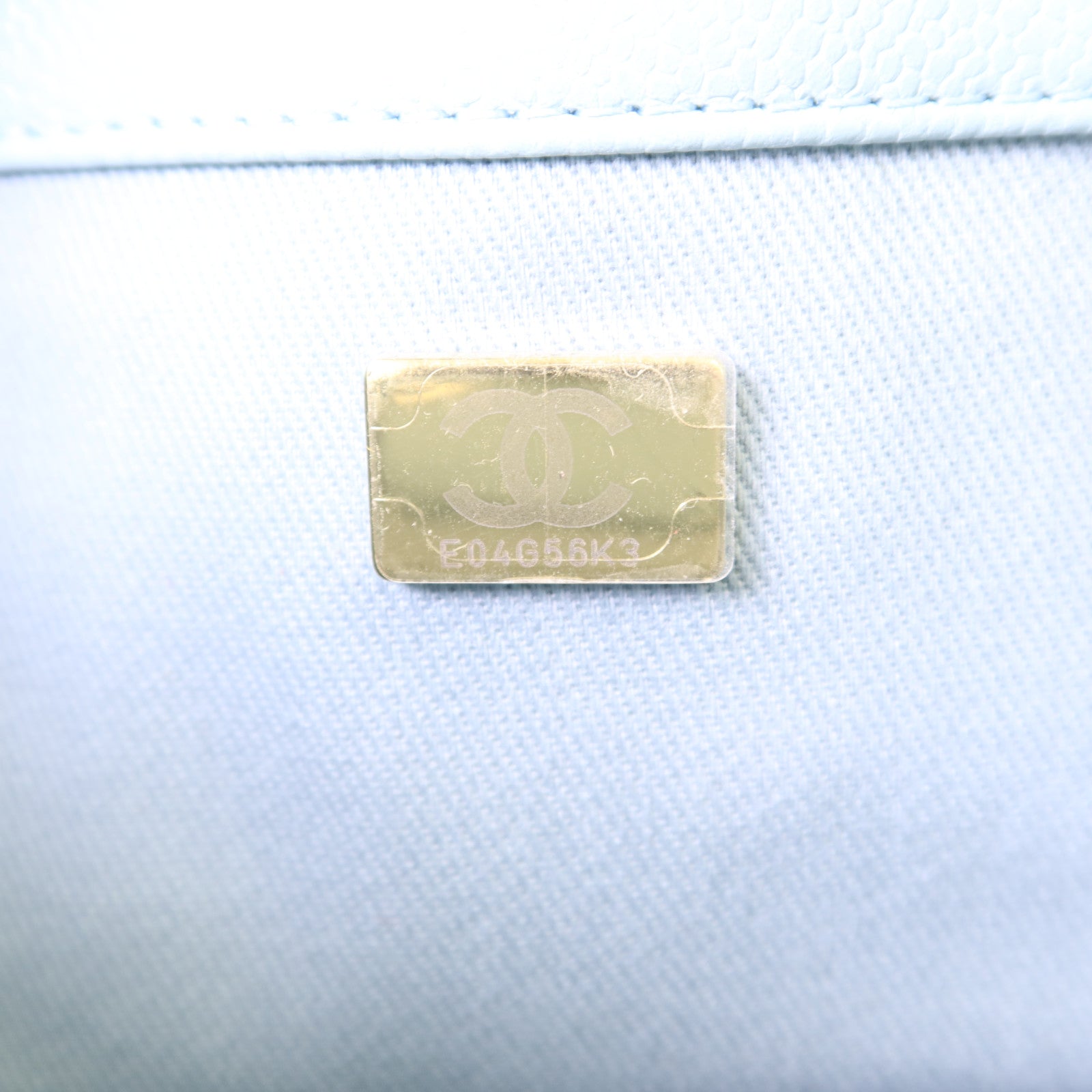 CHANEL 牛皮皮革Bucket Bag金扣鏈帶肩背袋