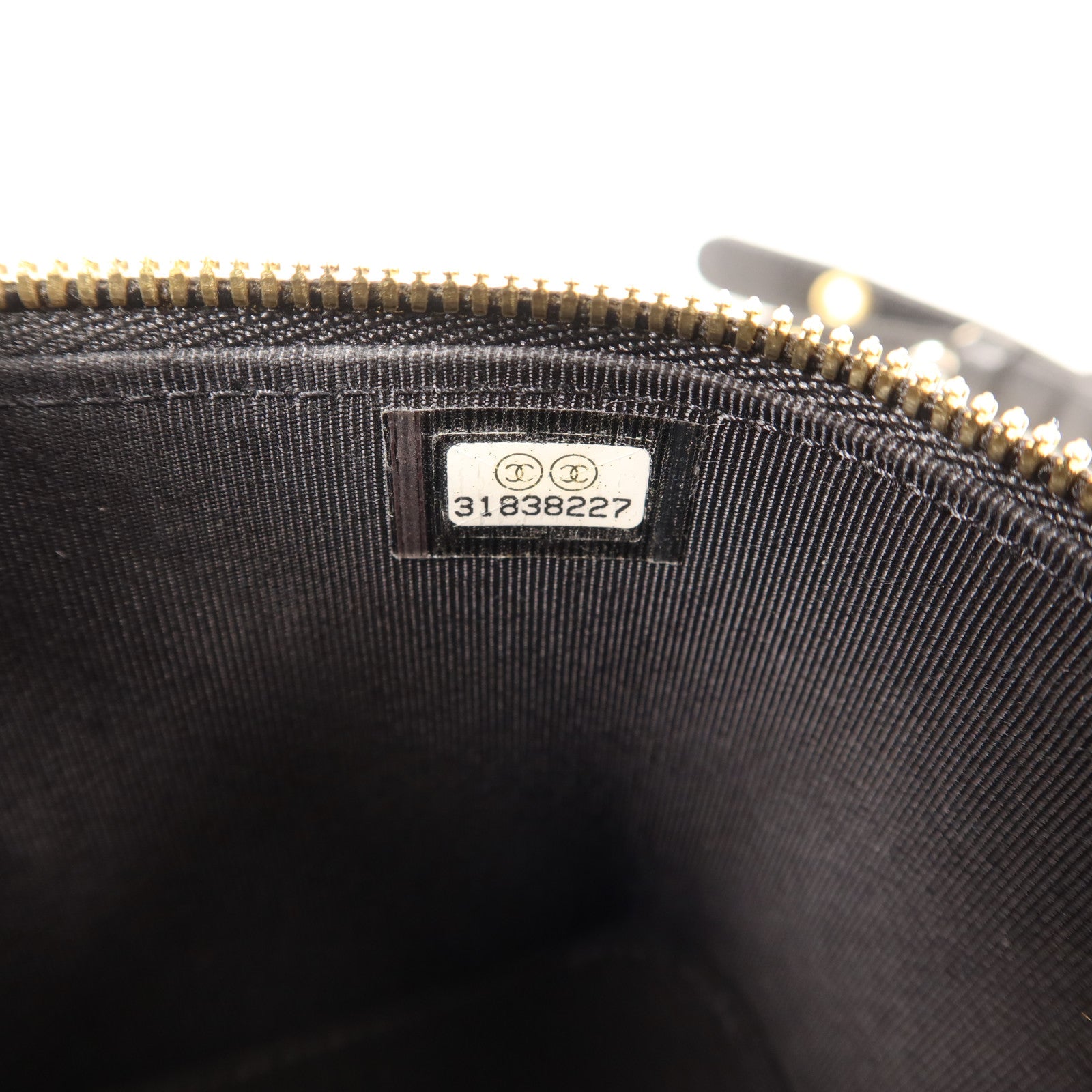 CHANEL 【激減優惠】羊皮皮革Vanity Bag金扣鏈帶肩背袋