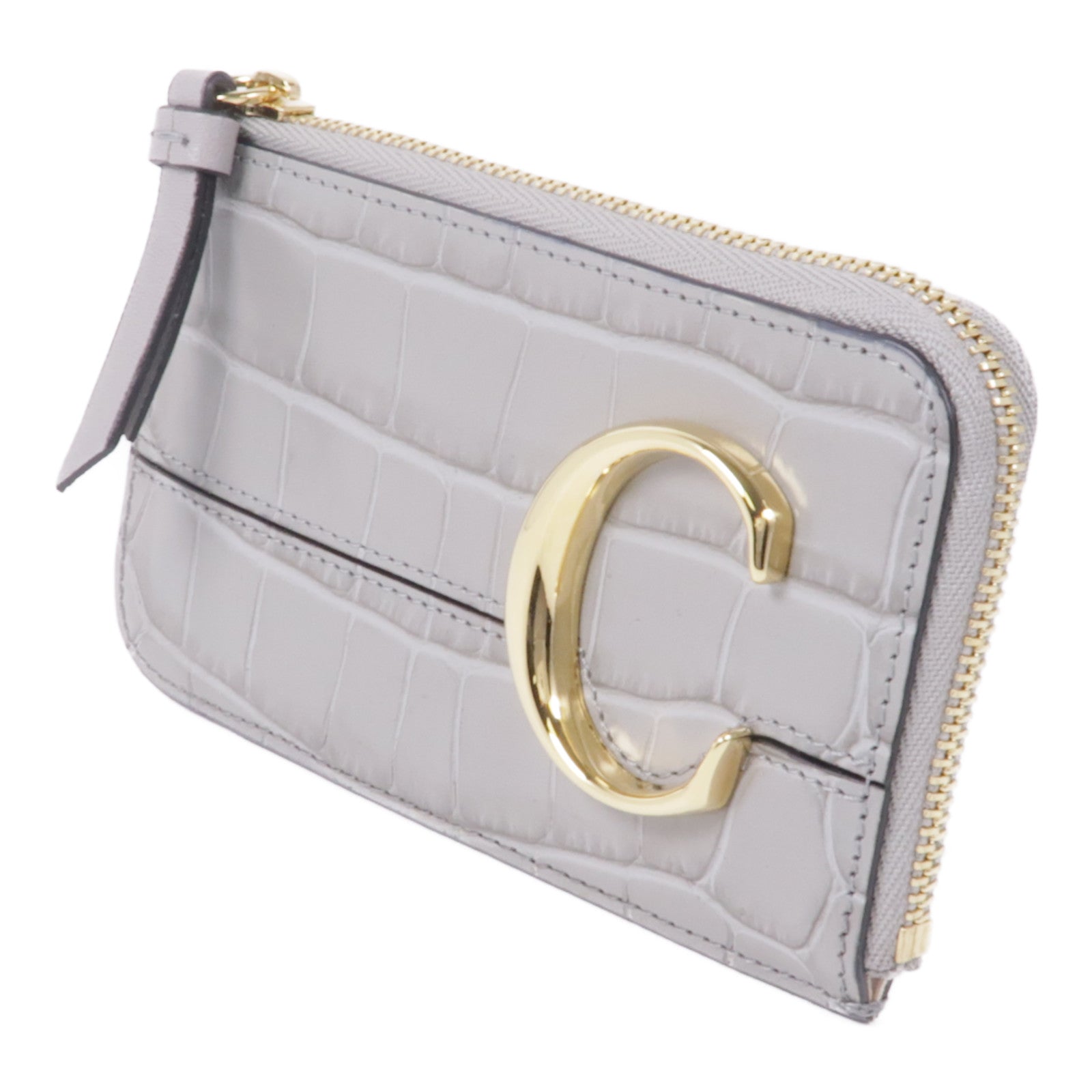 Chloe 牛皮皮革Card Case金扣卡片套