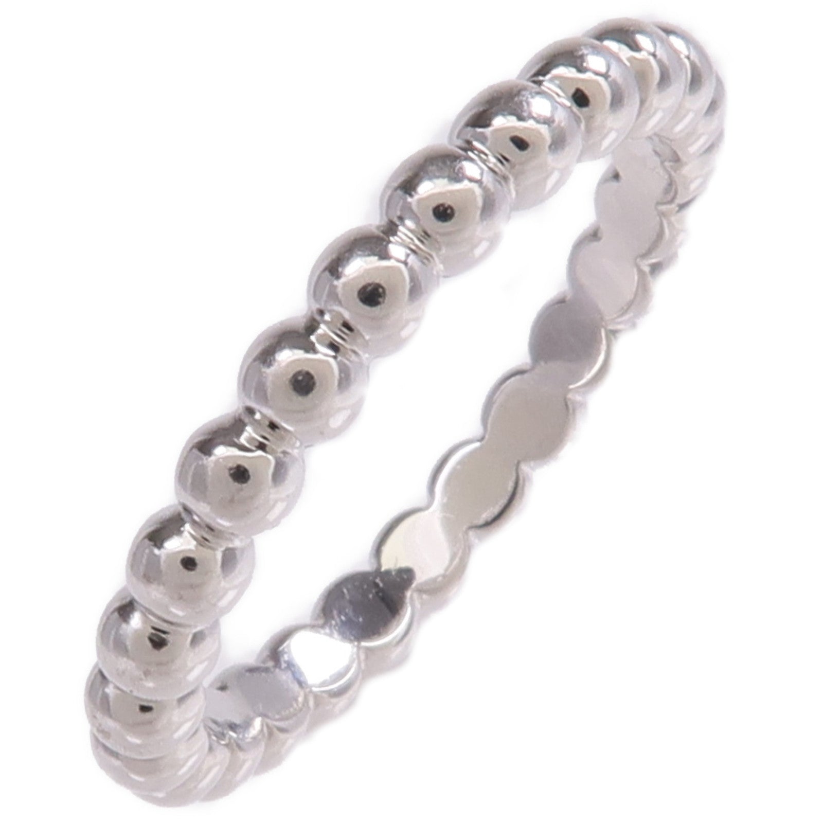 Van Cleef & Arpels 18K白金Perlee Pearls M戒指
