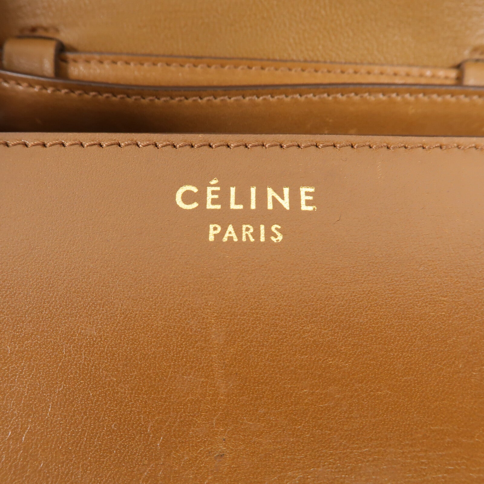 CELINE 牛皮皮革Mini Classic Box肩背袋