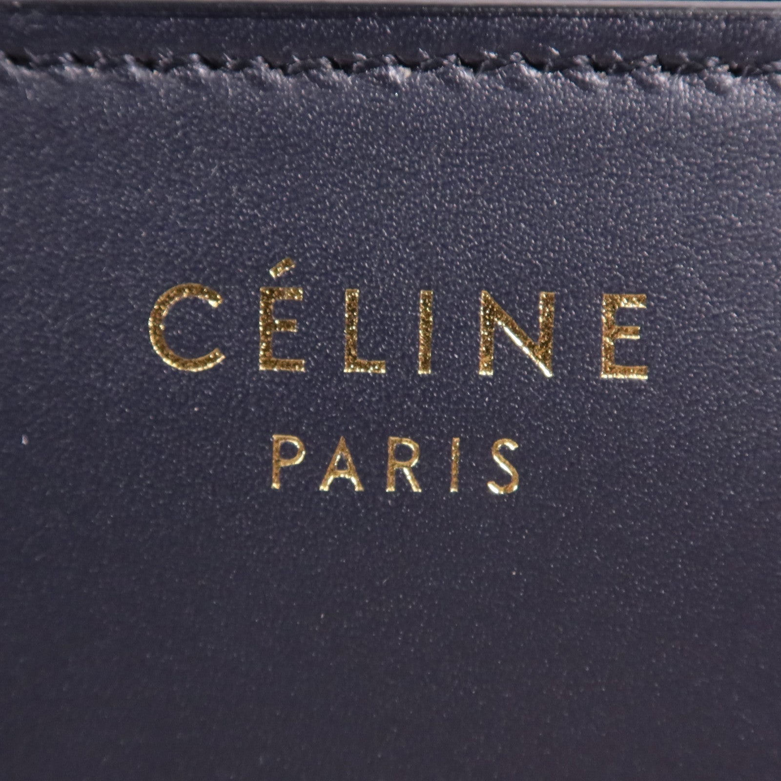 CELINE 牛皮皮革Mini Luggage手挽袋