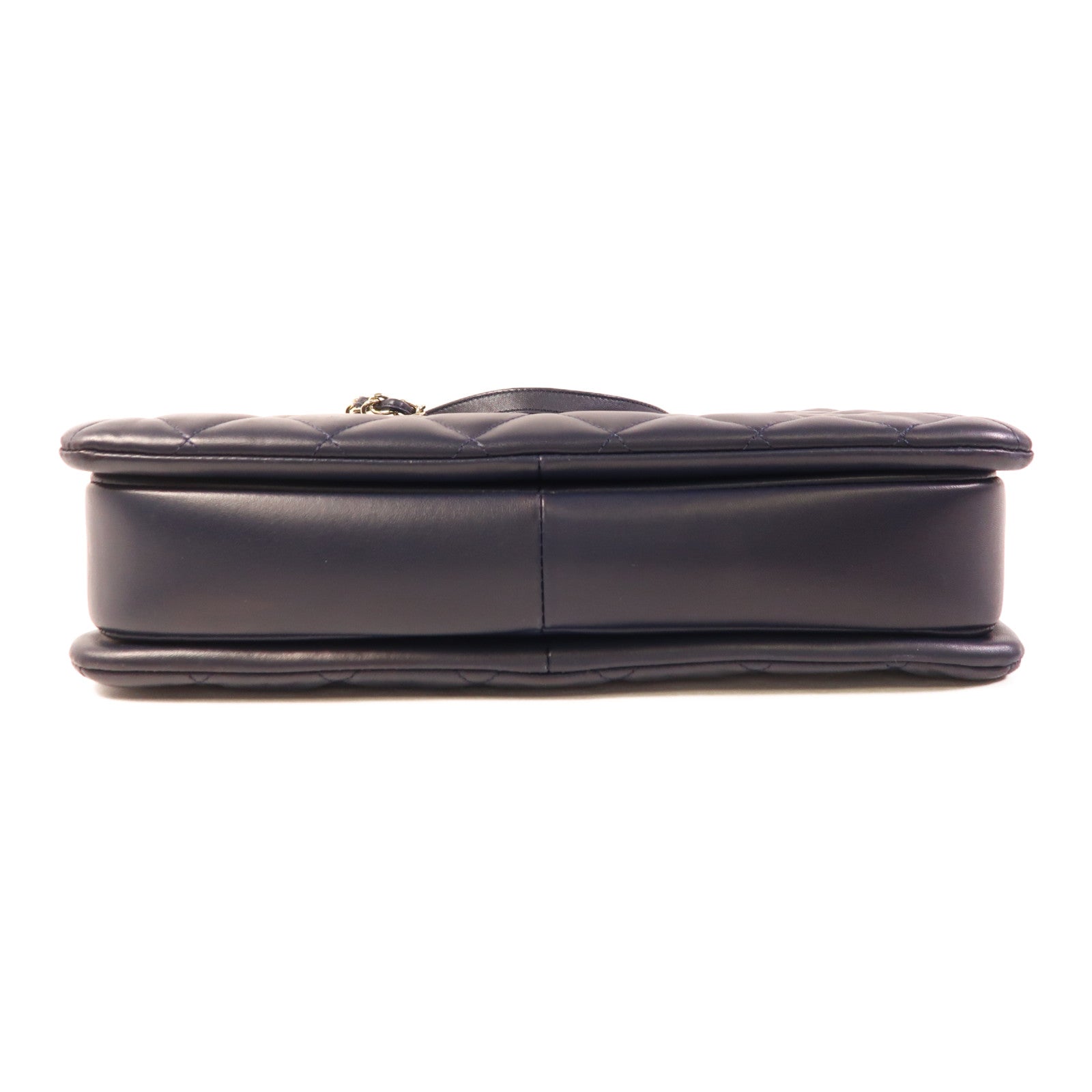 CHANEL 羊皮皮革Large Trendy CC Bag金扣鏈帶手挽肩背兩用袋