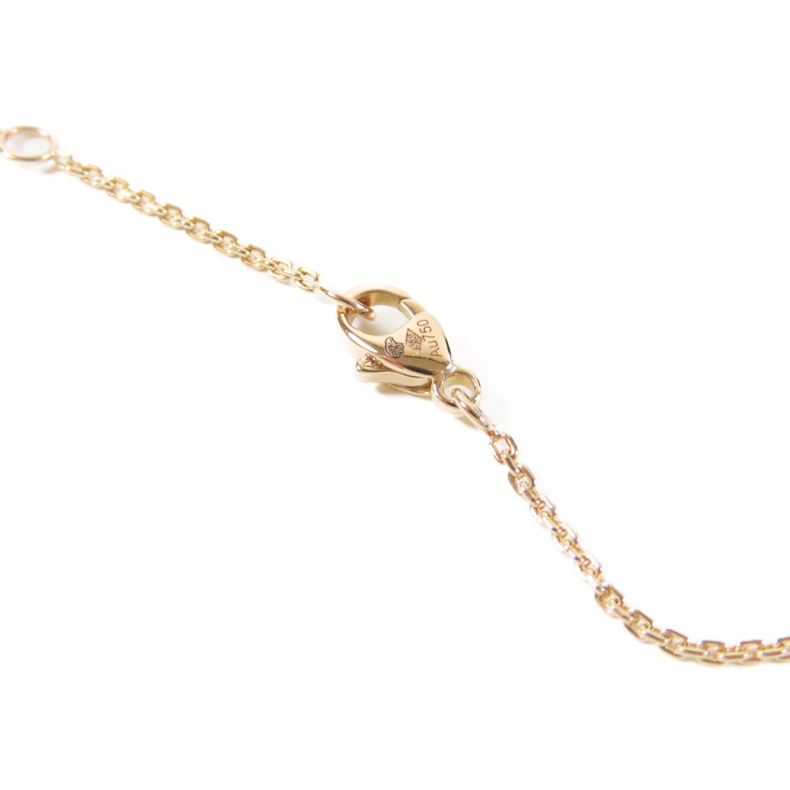 LOUIS VUITTON **【激減優惠】18K玫瑰金Idyiie Blossom0.03ct鑽石項鍊#38cm