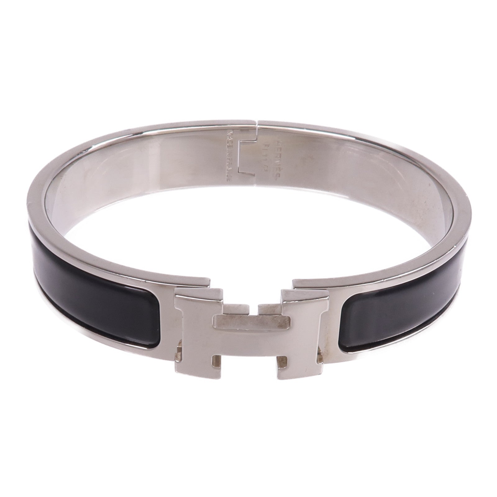 HERMES 金屬/琺瑯Clic H Bracelet手鐲