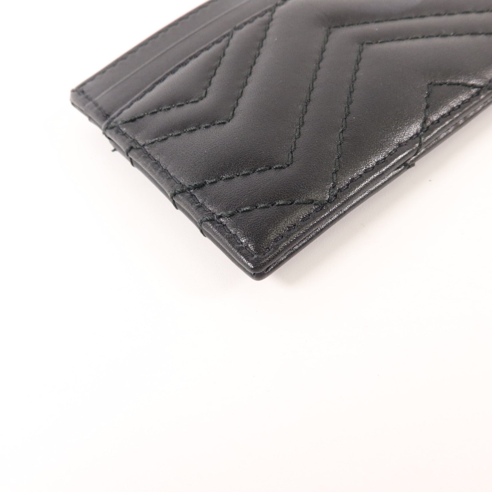 GUCCI 牛皮皮革GG Marmont Card Holder卡片套