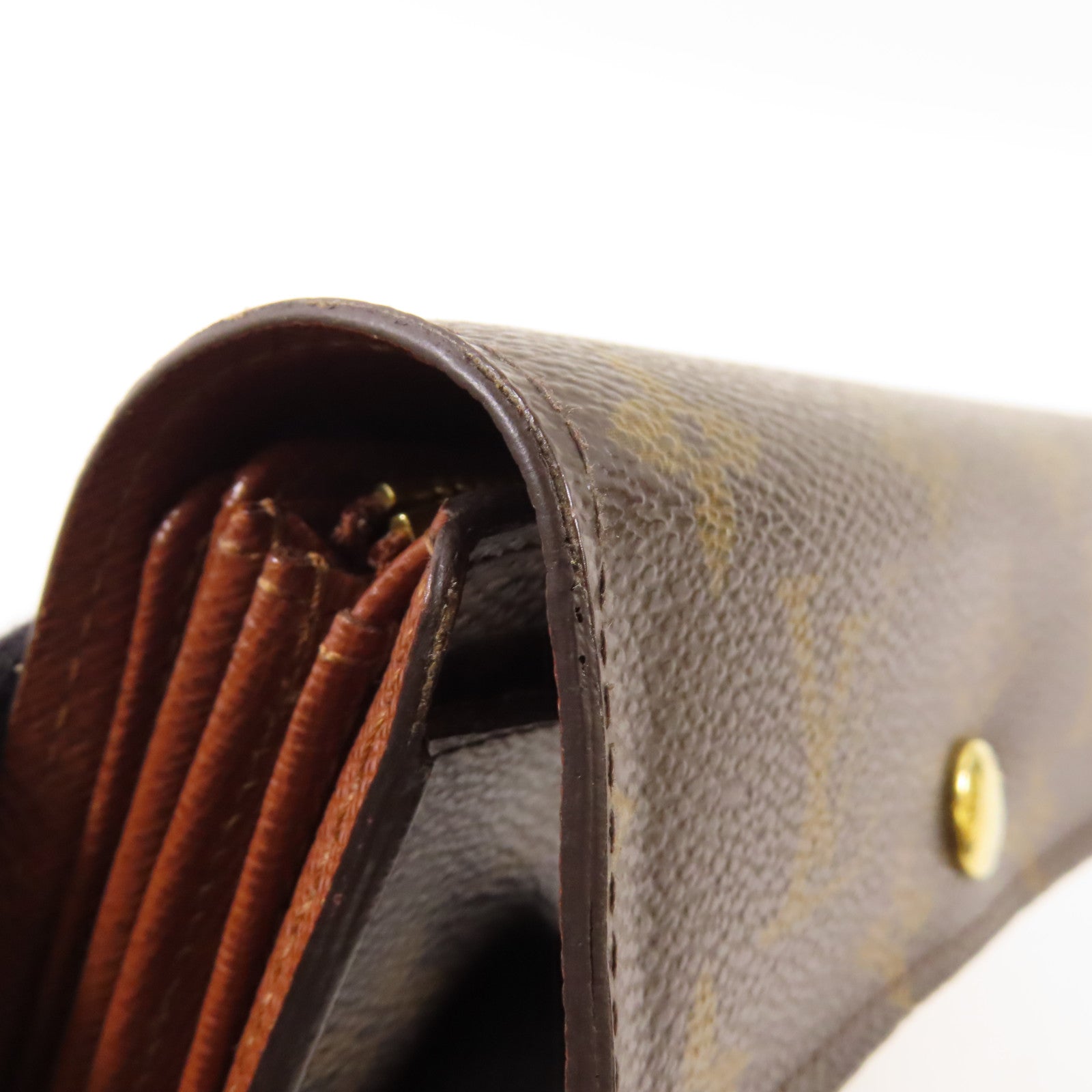 LOUIS VUITTON Monogram Alexandra金扣錢包