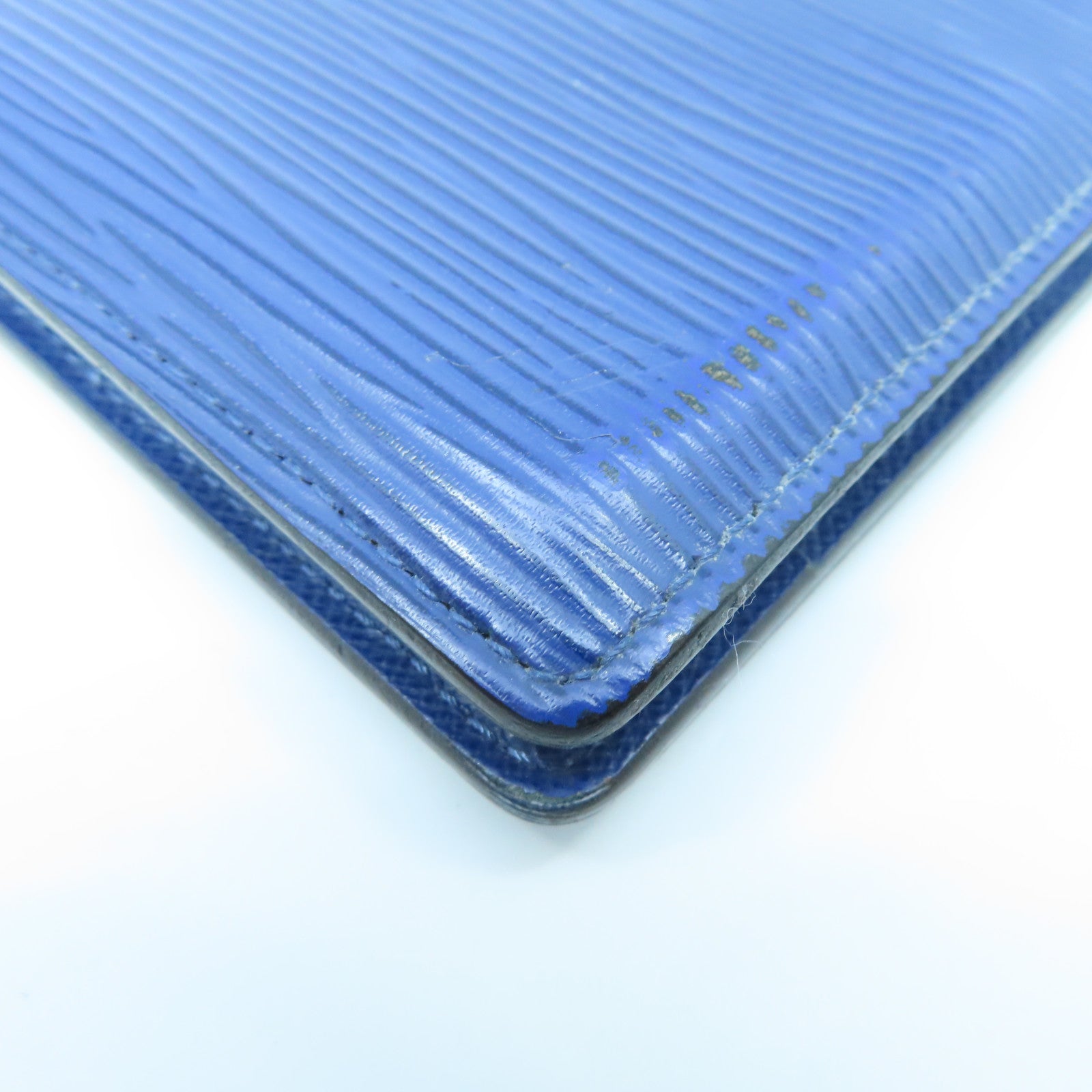 LOUIS VUITTON Epi Leather Multiple Card Holder Blue