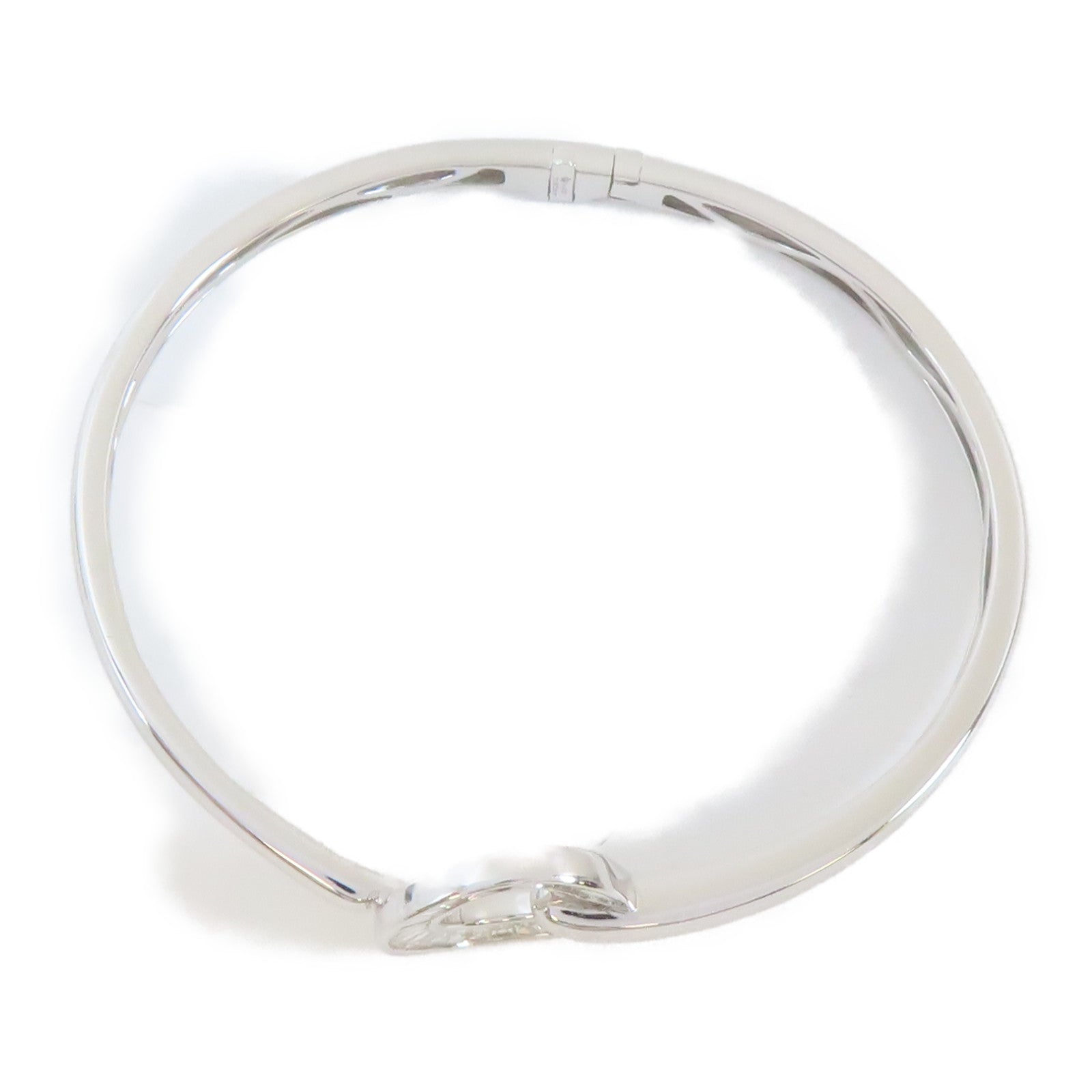 JEWELRY 18K白金Diamond Bangle 0.873ct鑽石手鐲#16.25cm