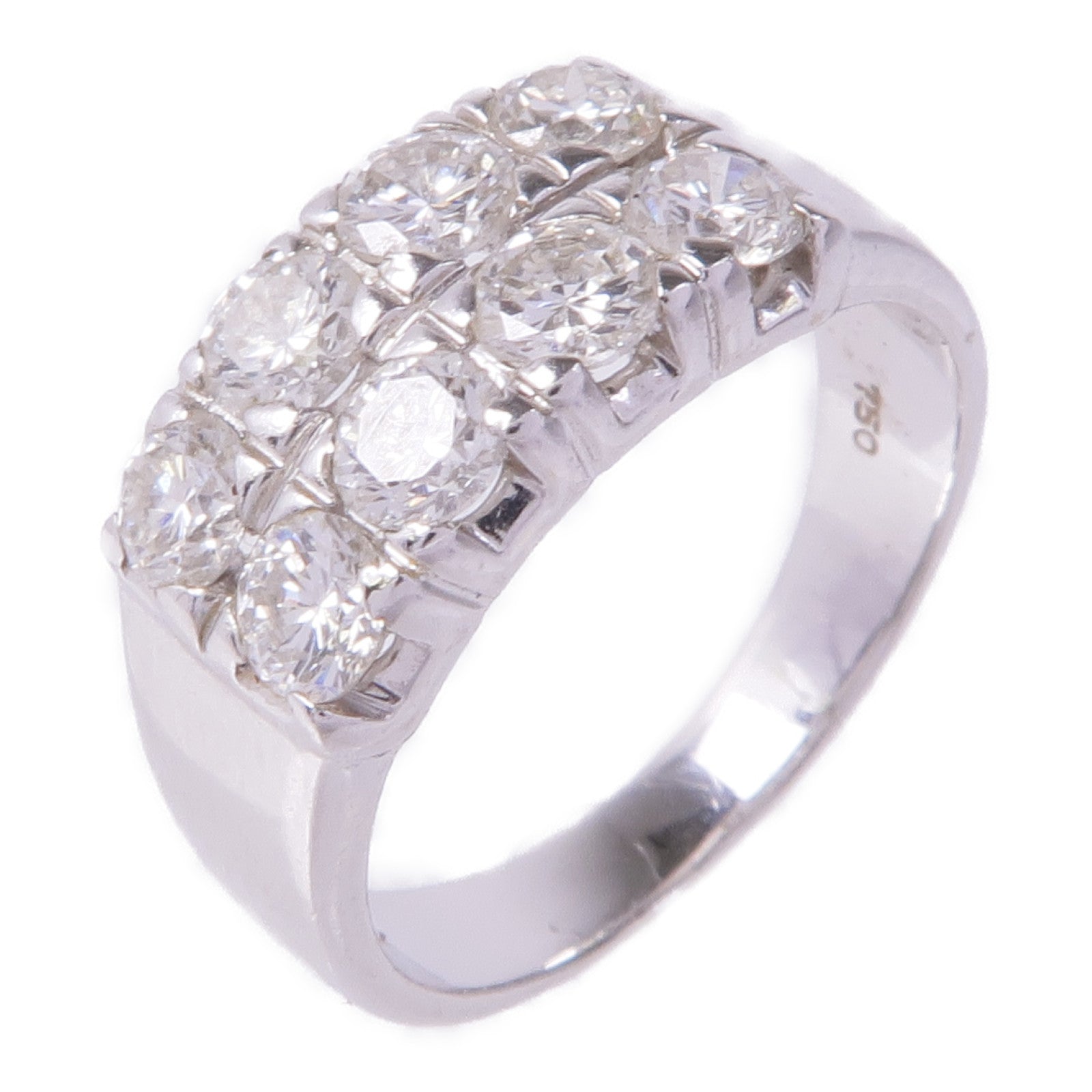 JEWELRY 18K白金Diamond Ring鑽石戒指US#4.75