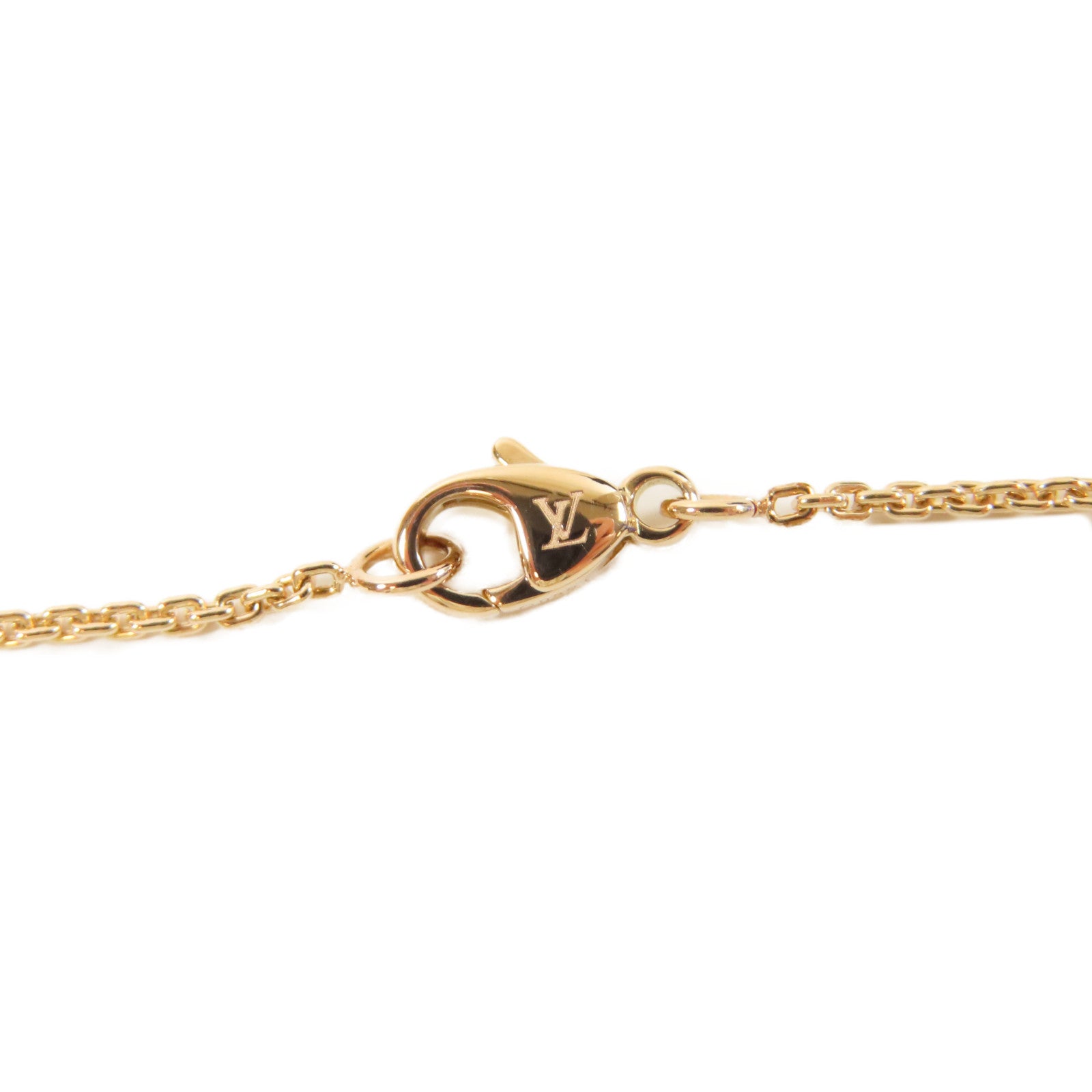 LOUIS VUITTON **【激減優惠】18K玫瑰金Idyiie Blossom0.03ct鑽石項鍊#38cm