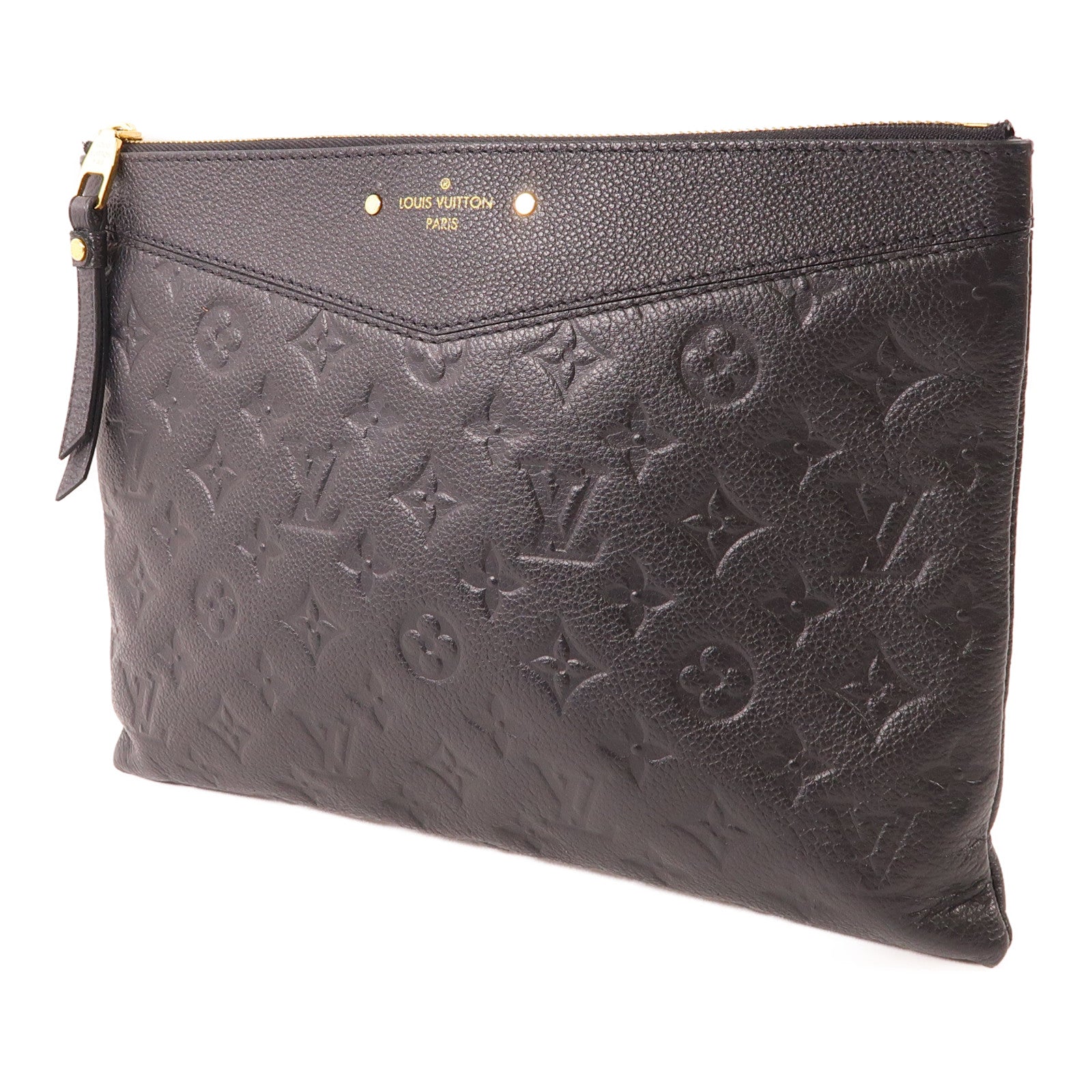 LOUIS VUITTON Monogram Empreinte Daily金扣手拿包