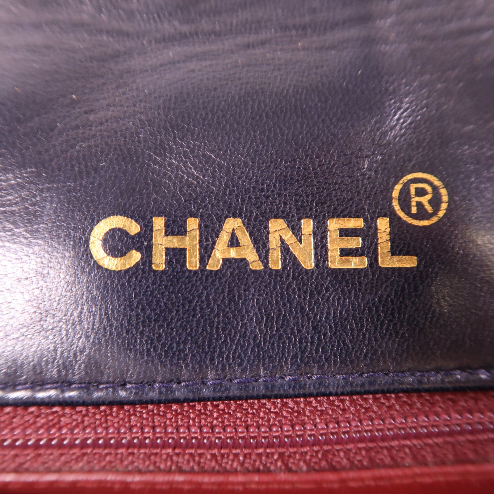 CHANEL 羊皮皮革Vintage Diana金扣鏈帶肩背袋