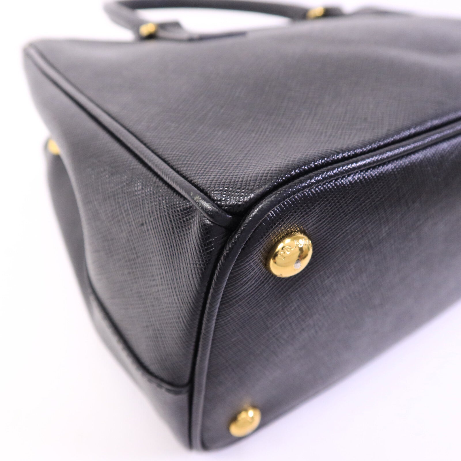 PRADA 牛皮皮革Saffiano Lux手挽肩背兩用袋