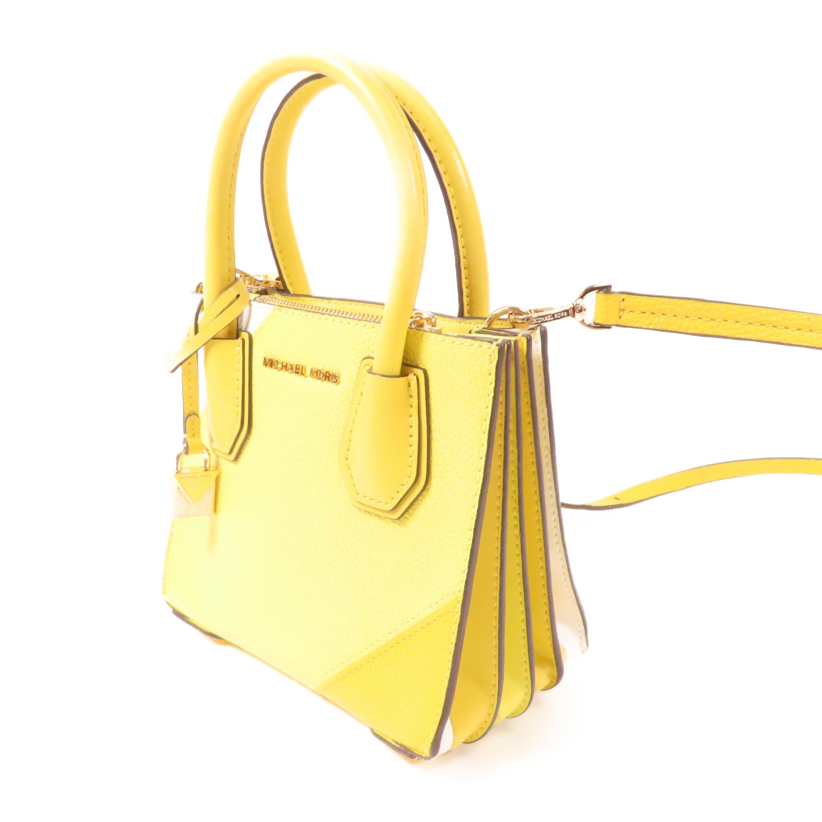 Michael Kors 皮革Shoulder Bag金扣手挽肩背兩用袋
