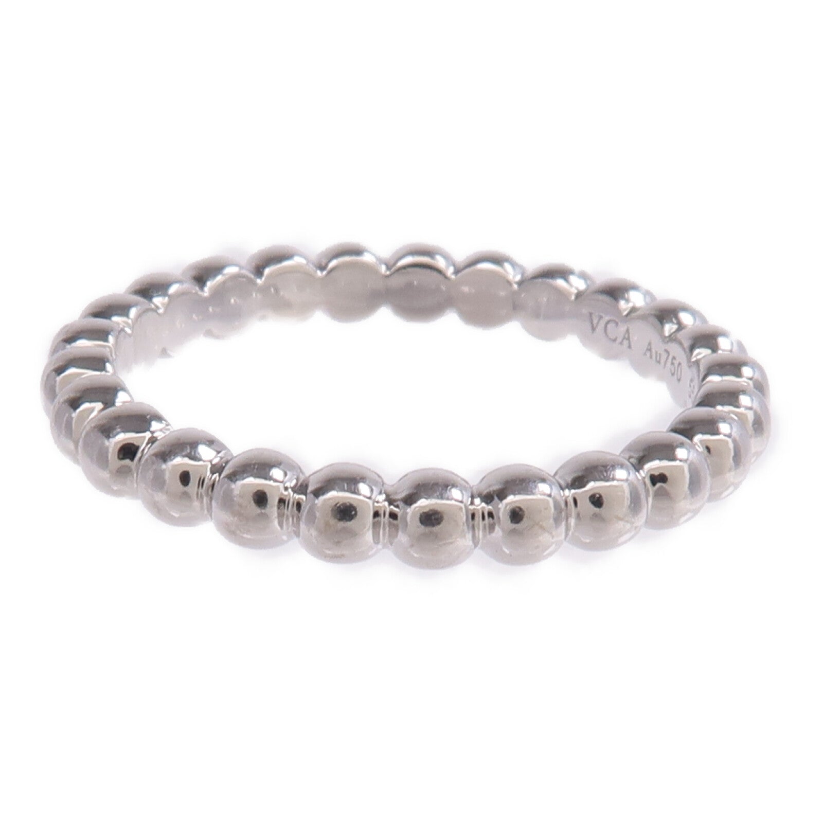 Van Cleef & Arpels 18K白金Perlee Pearls M戒指