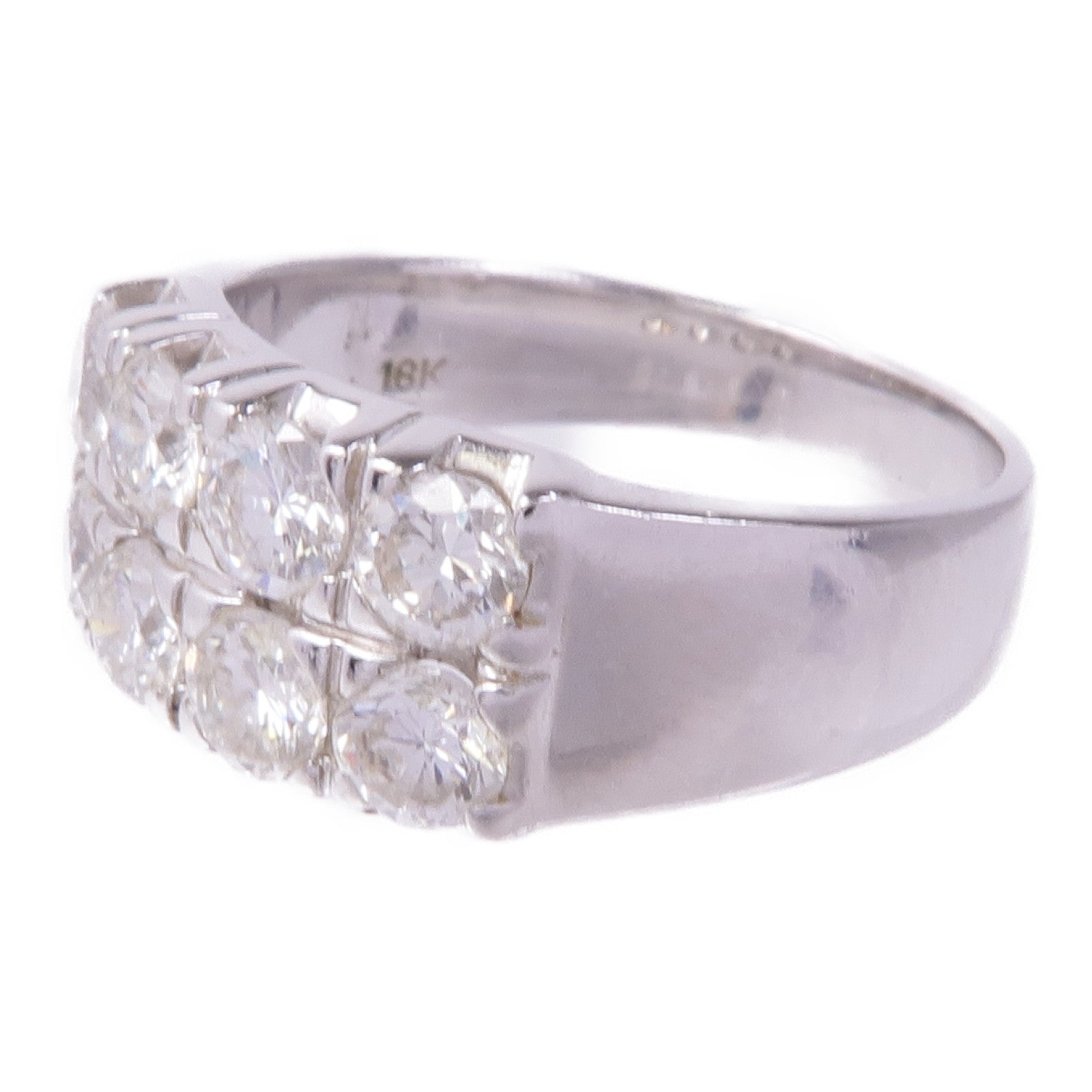JEWELRY 18K白金Diamond Ring鑽石戒指US#4.75