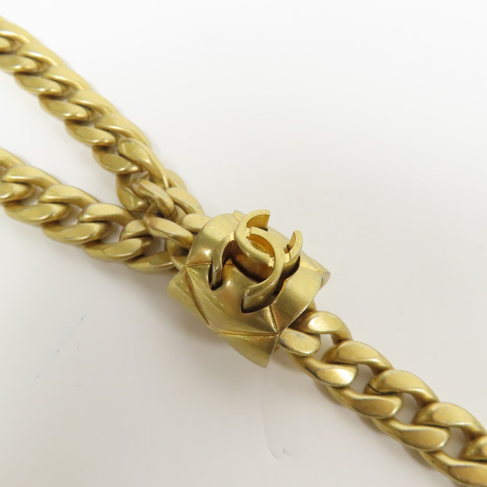 CHANEL 羊皮皮革Chain Shoulder金扣肩背袋