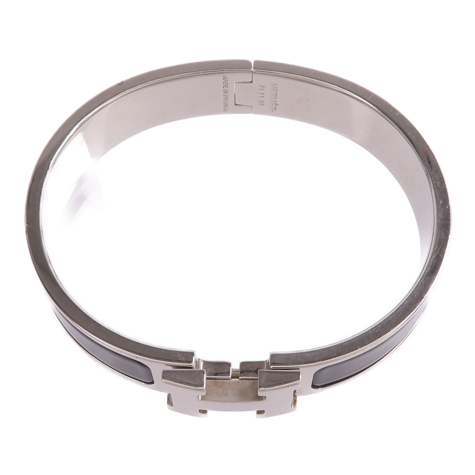 HERMES 金屬/琺瑯Clic H Bracelet手鐲