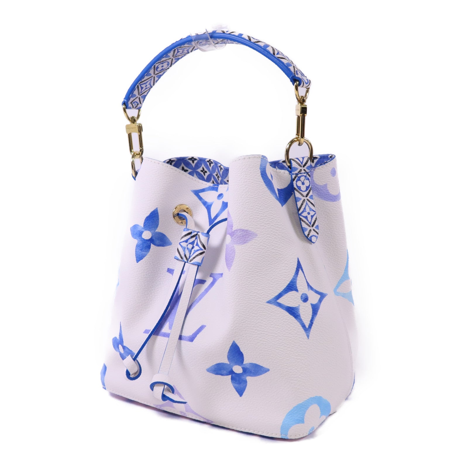 LOUIS VUITTON Monogram Watercolor By The Pool Neo Noe BB金扣手挽肩背兩用袋
