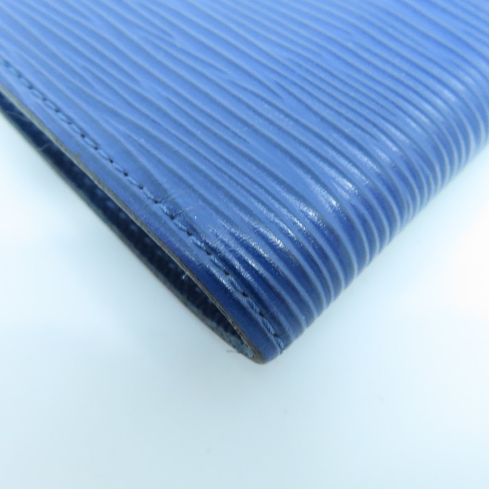 LOUIS VUITTON Epi Leather Multiple Card Holder Blue