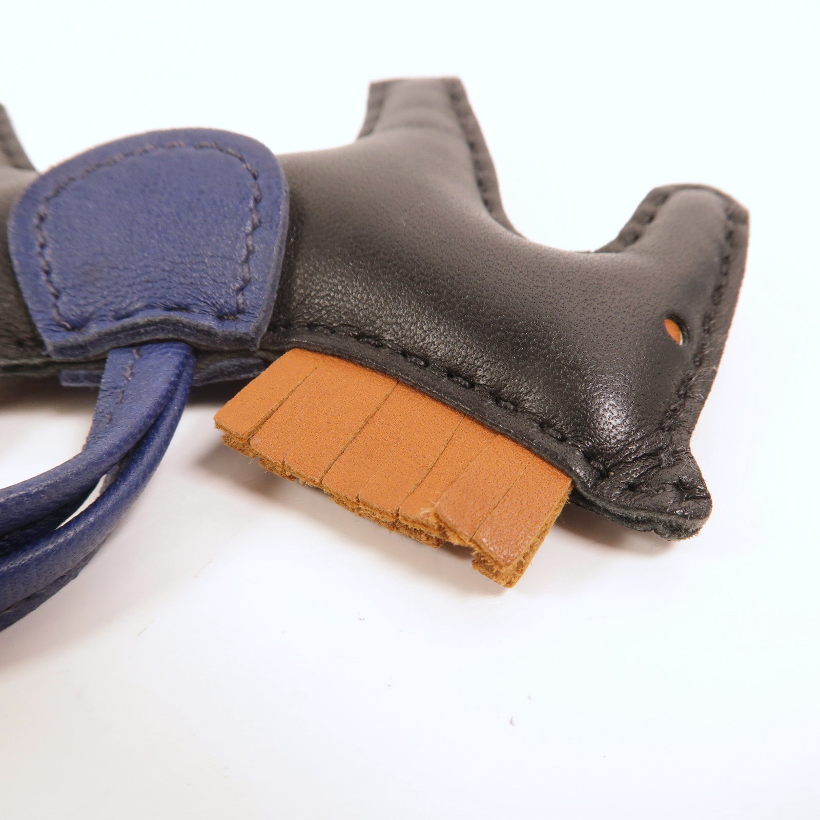 HERMES Milo/Swift皮革Rodeo PM掛飾