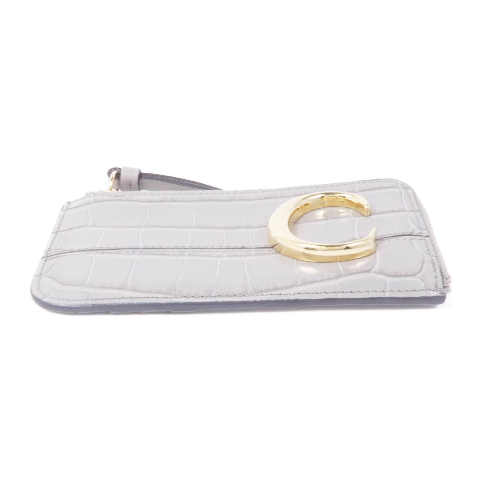 Chloe 牛皮皮革Card Case金扣卡片套