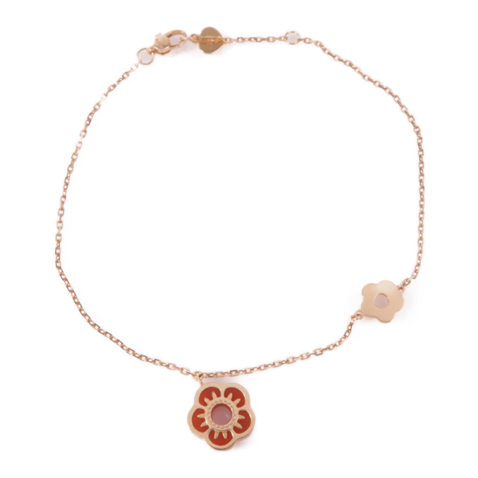 JEWELRY 18K玫瑰金Carnelian Bracelet紅玉髓手鏈