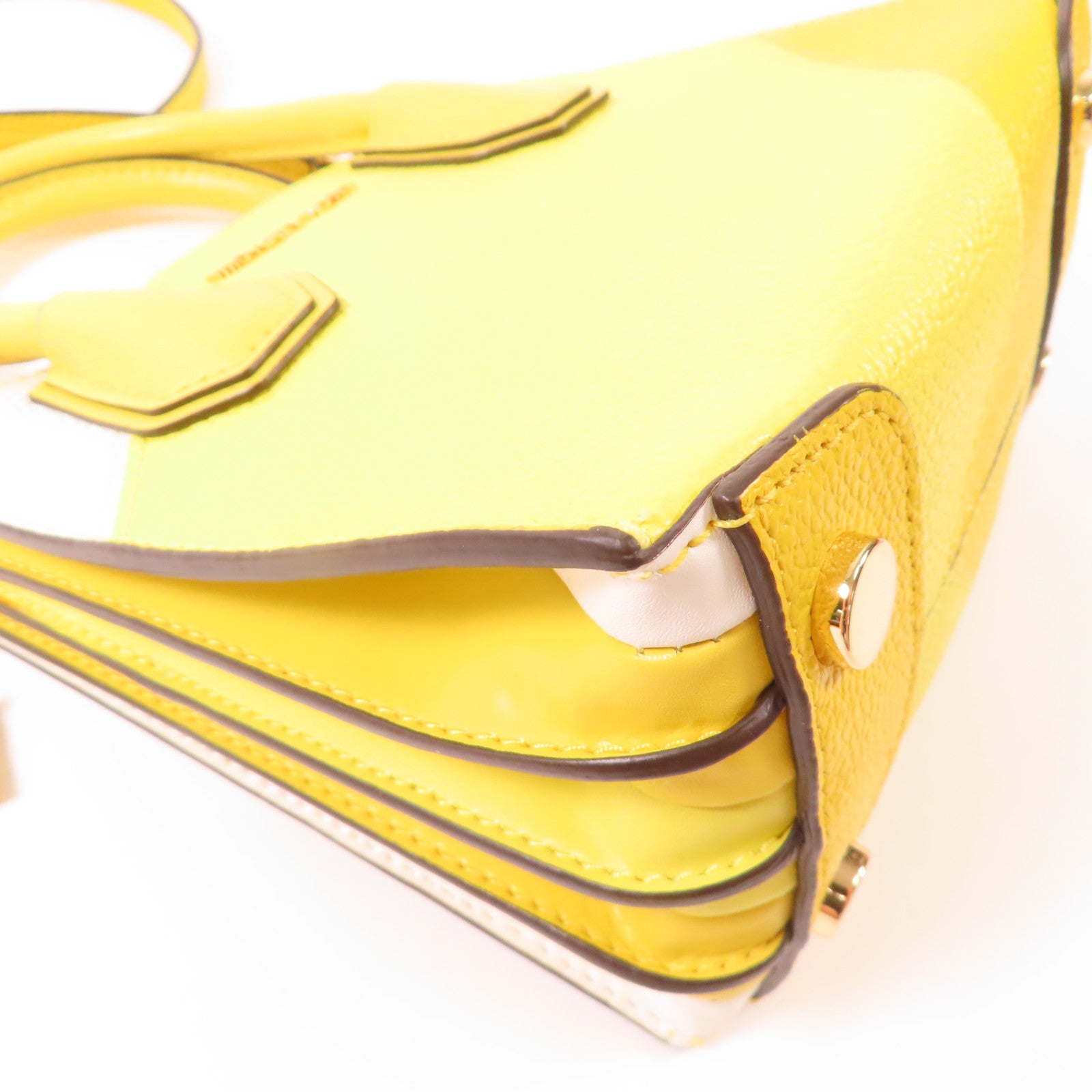 Michael Kors 皮革Shoulder Bag金扣手挽肩背兩用袋