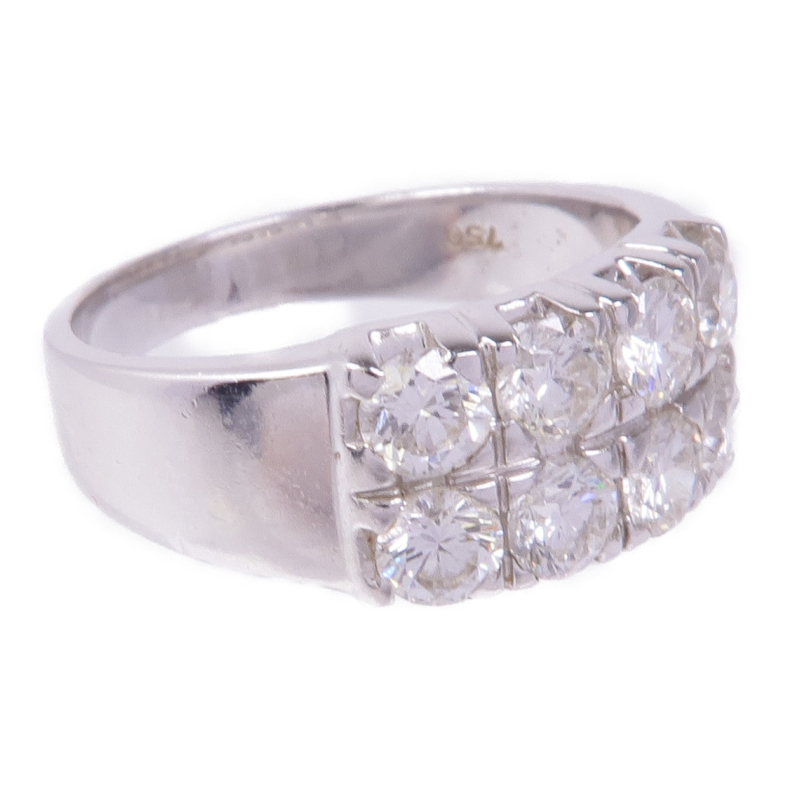JEWELRY 18K白金Diamond Ring鑽石戒指US#4.75