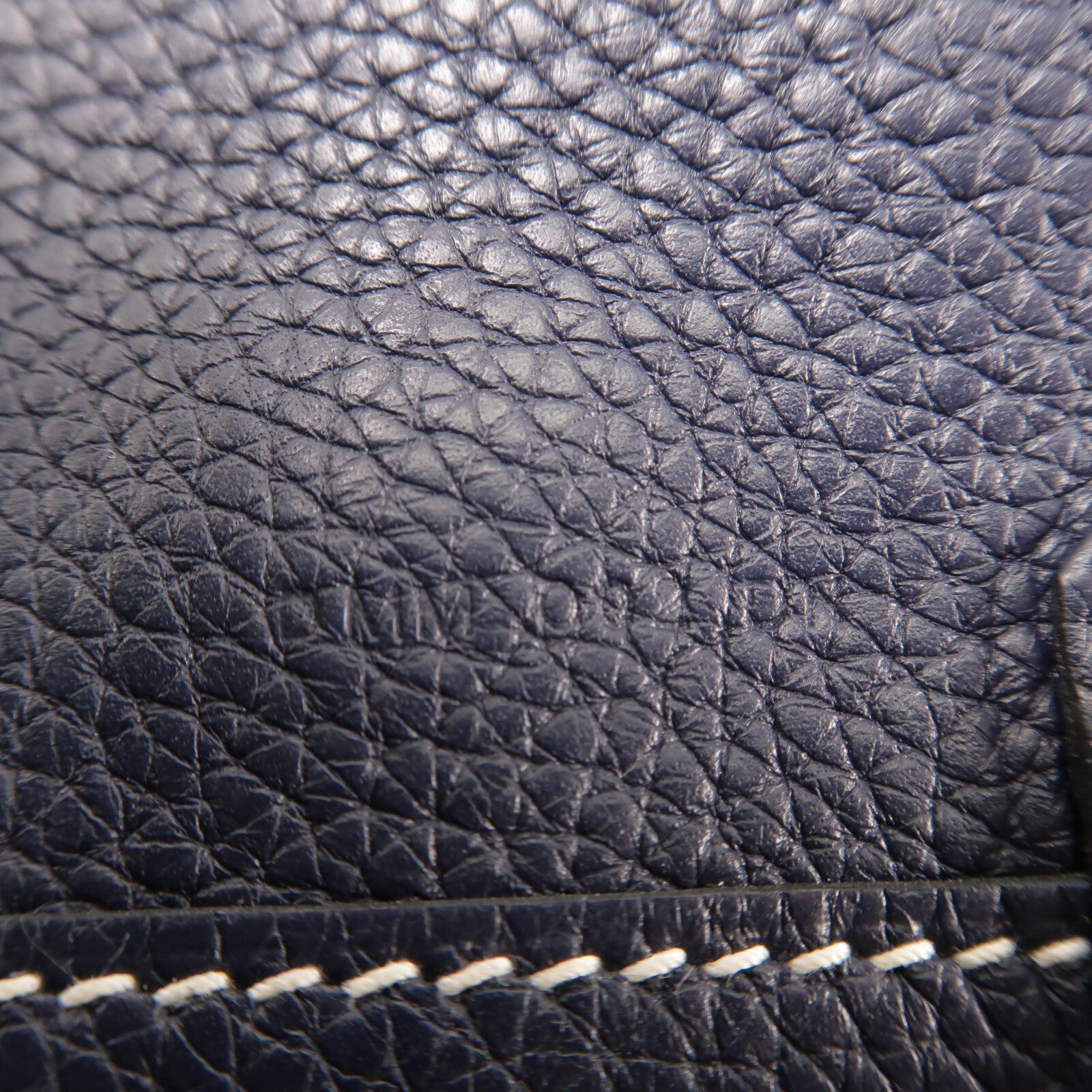 HERMES Clemence皮革Double Sens 28手挽袋Blue Nuit/Rose Extre