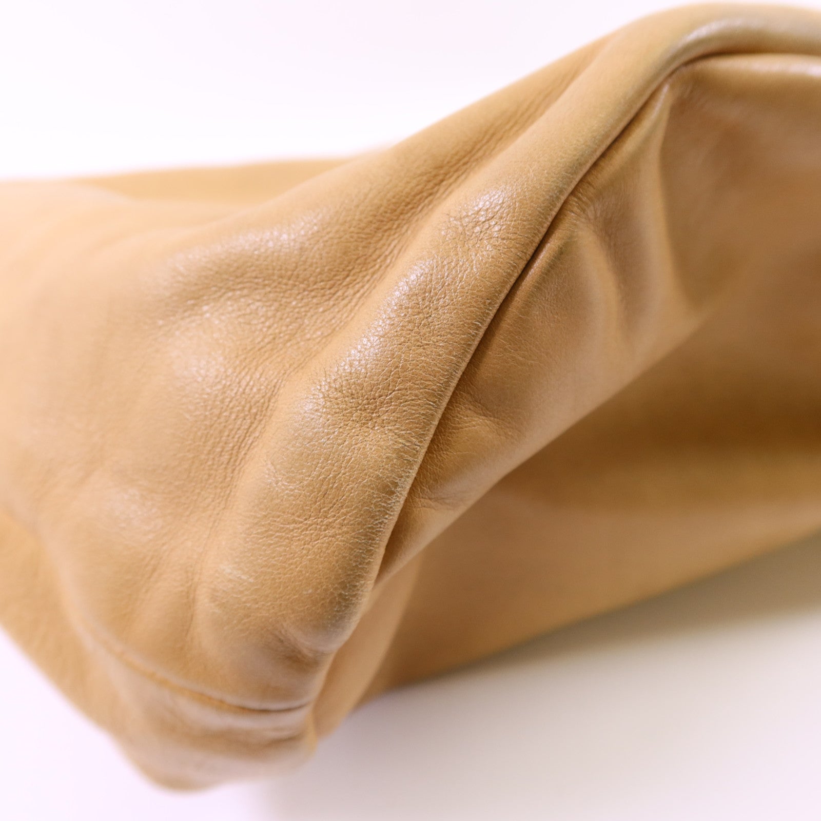 CHANEL 羊皮皮革Handbag金扣手挽袋