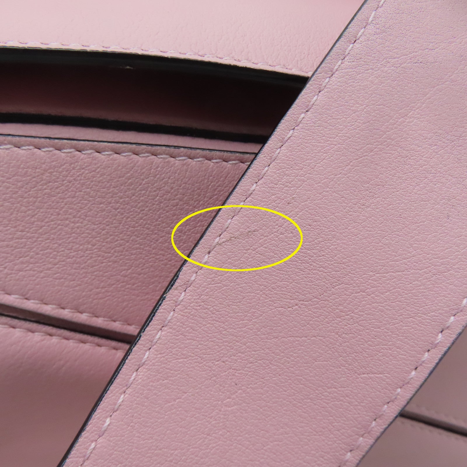LOEWE 【激減優惠】牛皮皮革Puzzle金扣手挽肩背兩用袋粉紅色