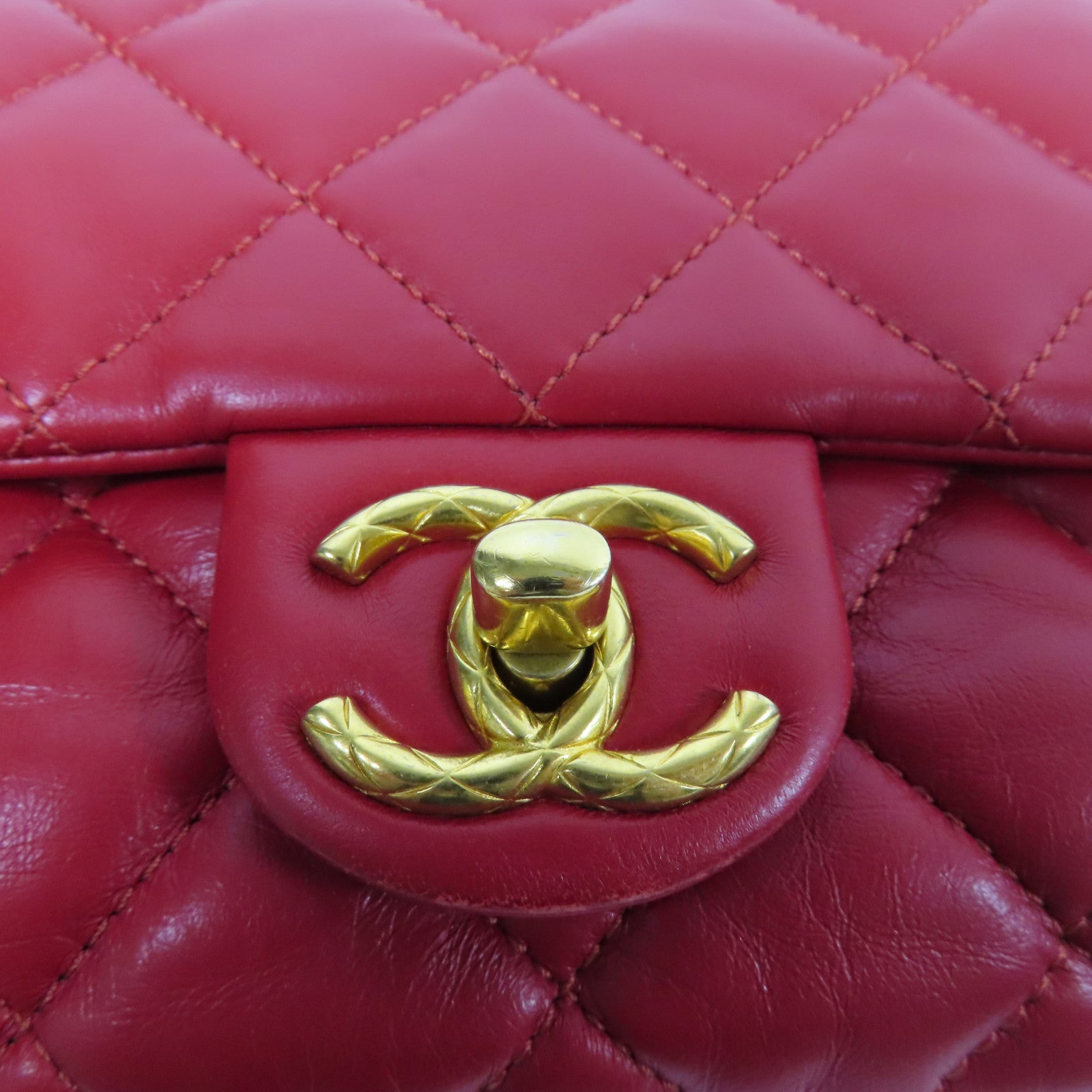 CHANEL 羊皮皮革Chain Shoulder金扣肩背袋