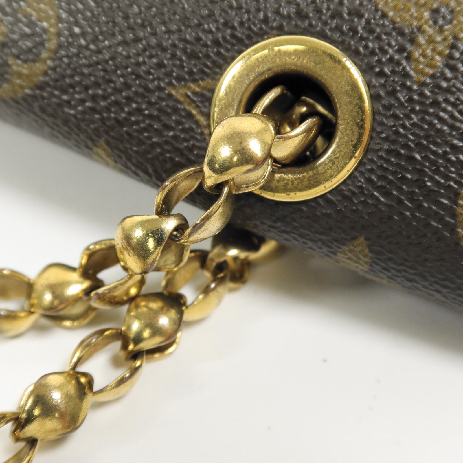LOUIS VUITTON Monogram Victoire鏈帶肩背袋
