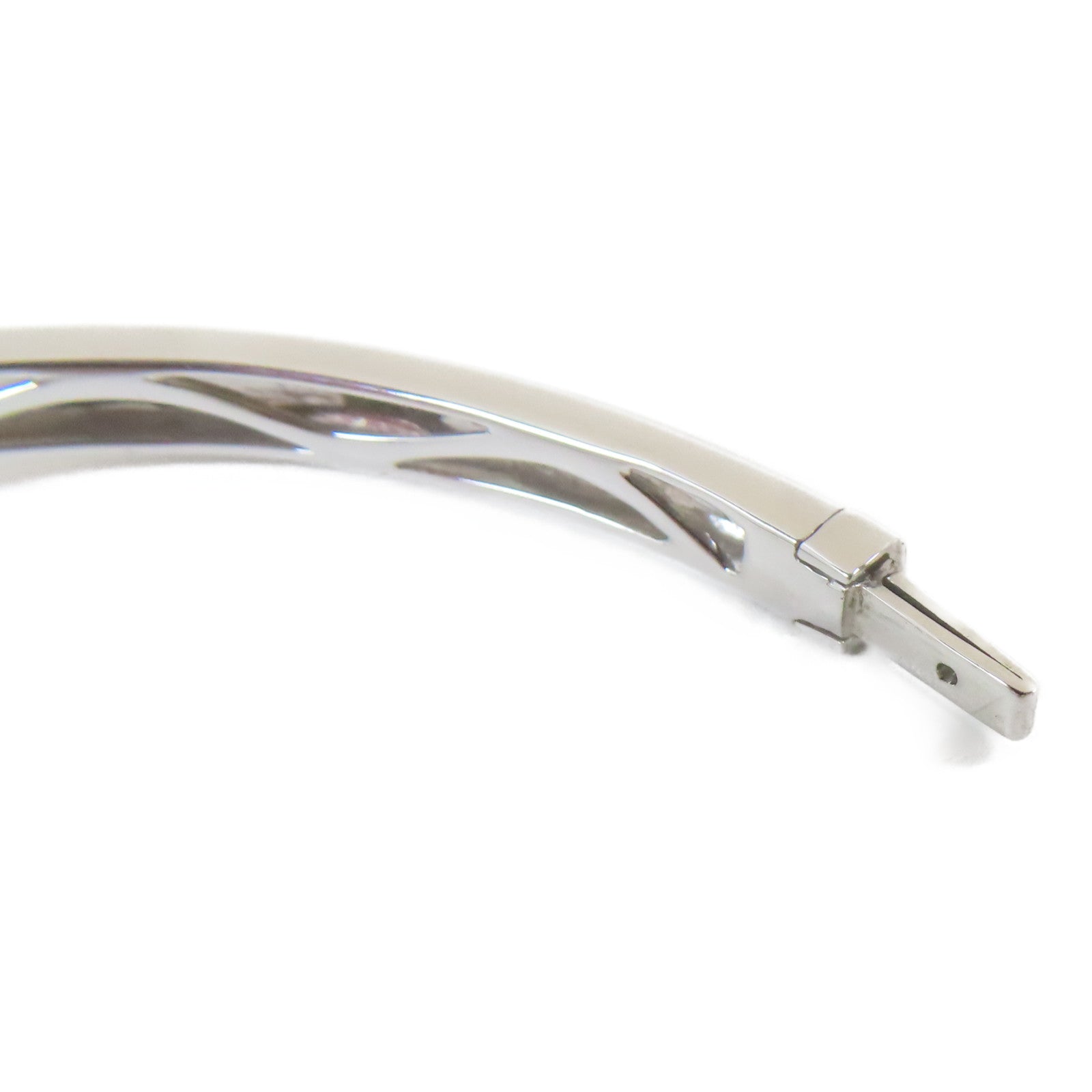 JEWELRY 18K白金Diamond Bangle 0.873ct鑽石手鐲#16.25cm