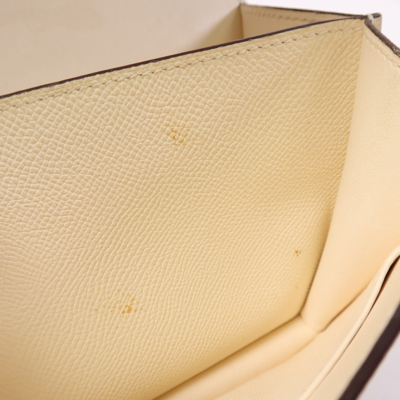 HERMES Epsom皮革Constance Mini金扣肩背袋Nata