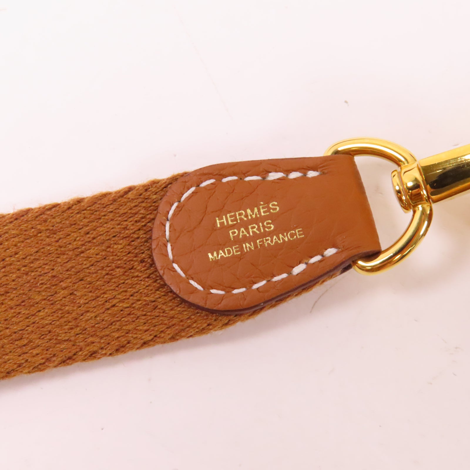 HERMES 【激減優惠】Clemence皮革Evelyne TPM Shoulder Bag金扣肩背袋Gold經典駝色