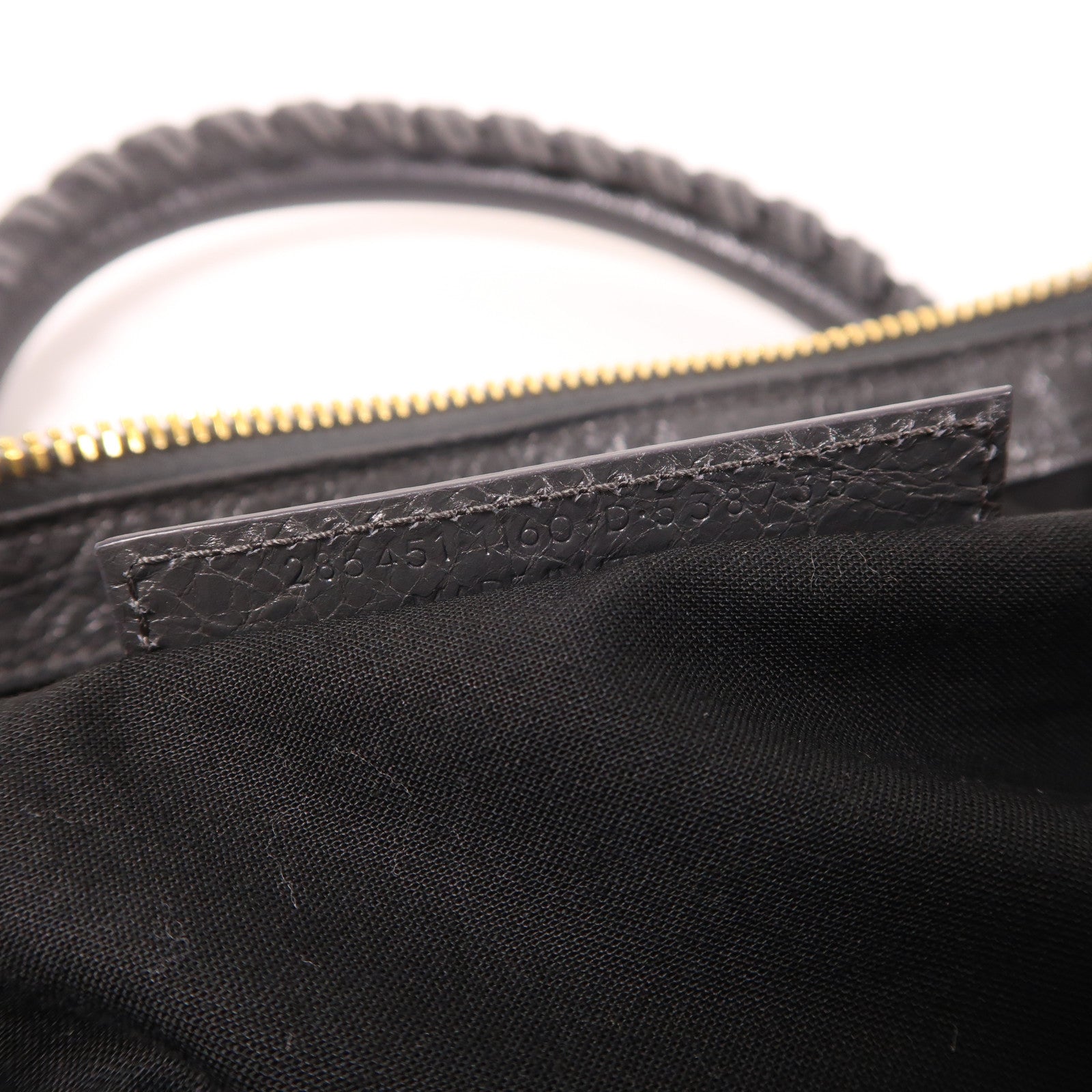 BALENCIAGA 牛皮皮革Giant Work Handbag金扣手挽袋灰色
